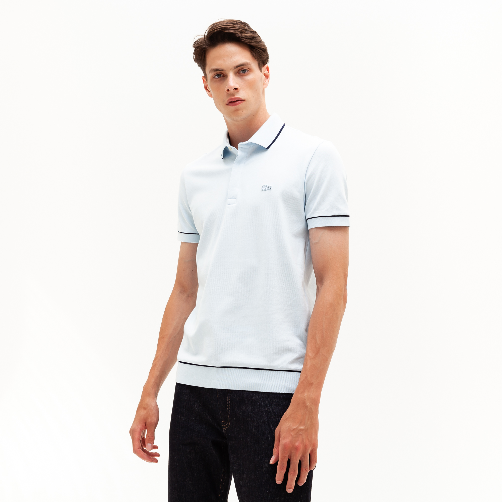 

Мужское поло Lacoste Regular Fit, Голубой