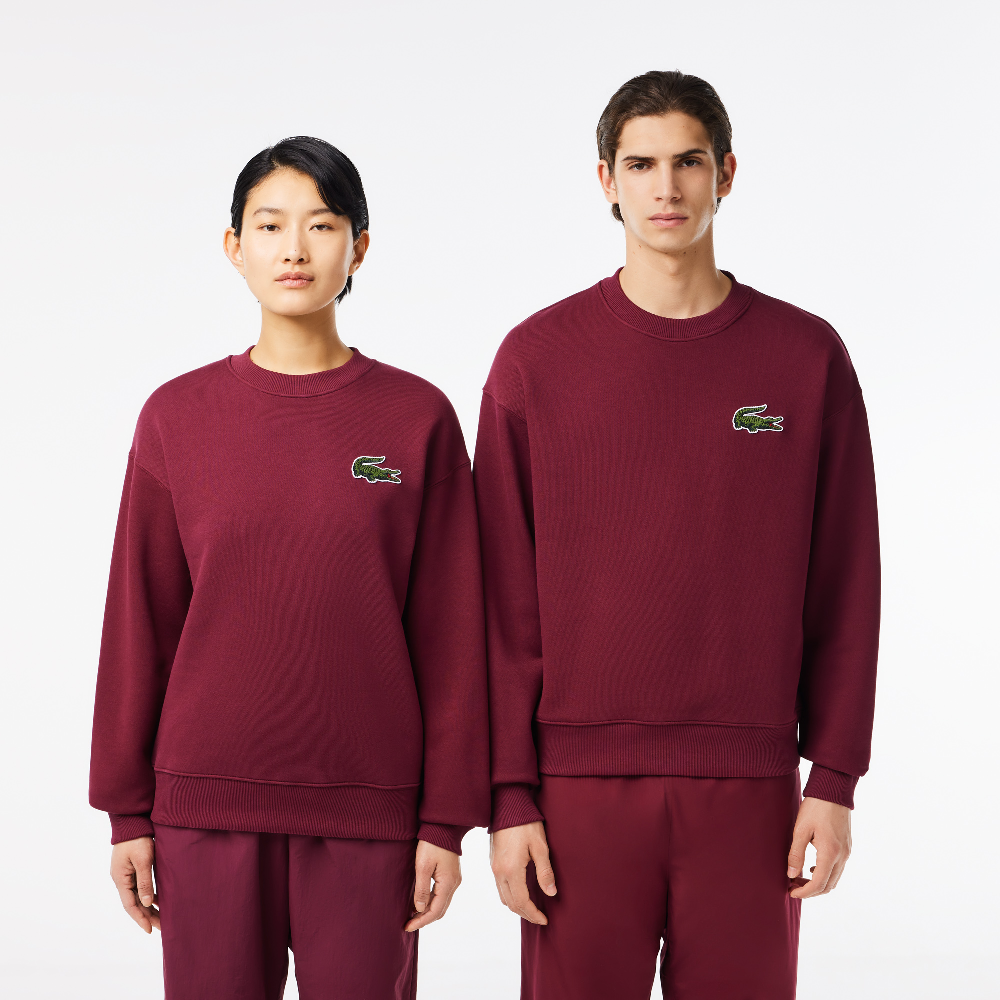 Свитшот Lacoste унисекс, бордовый, арт. SH6405