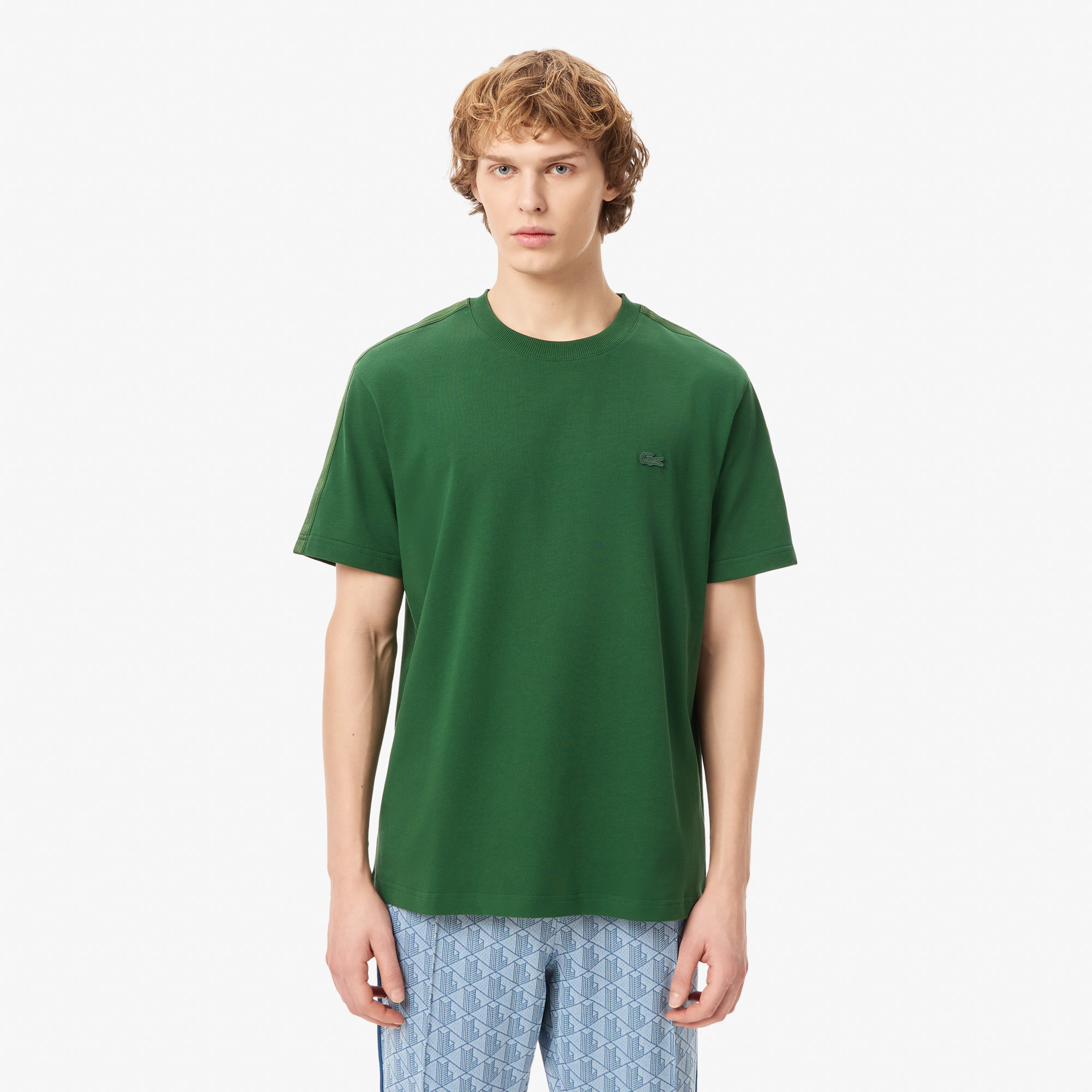 Мужская футболка Lacoste TH0631, зеленый, арт. TH0631