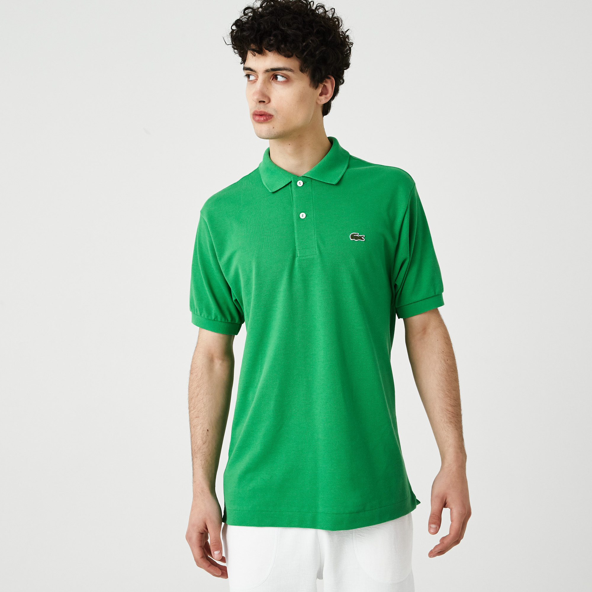 Поло Lacoste L1212, зеленый, арт. L1212