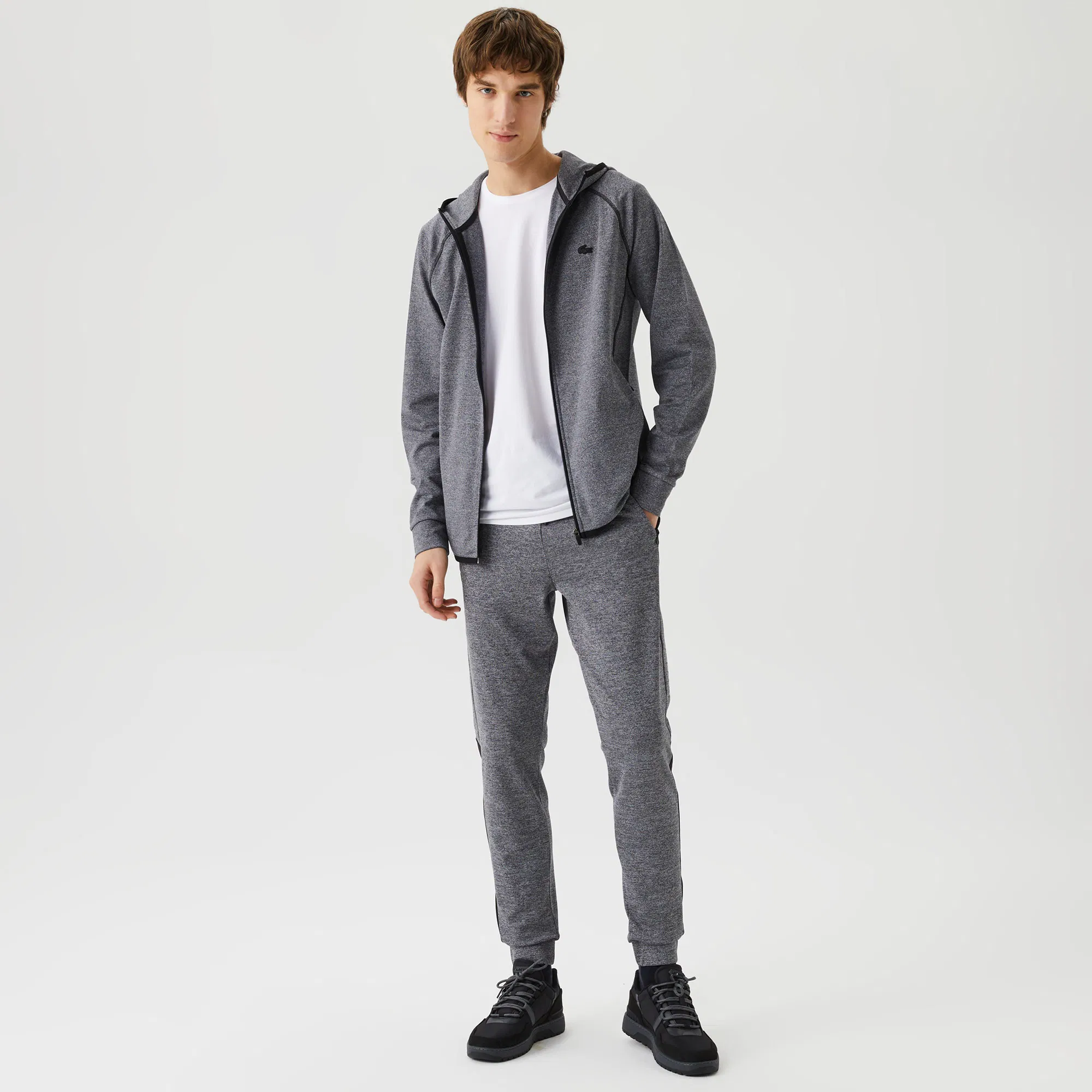 

Мужские спортивные брюки Lacoste приталенного кроя, Серый