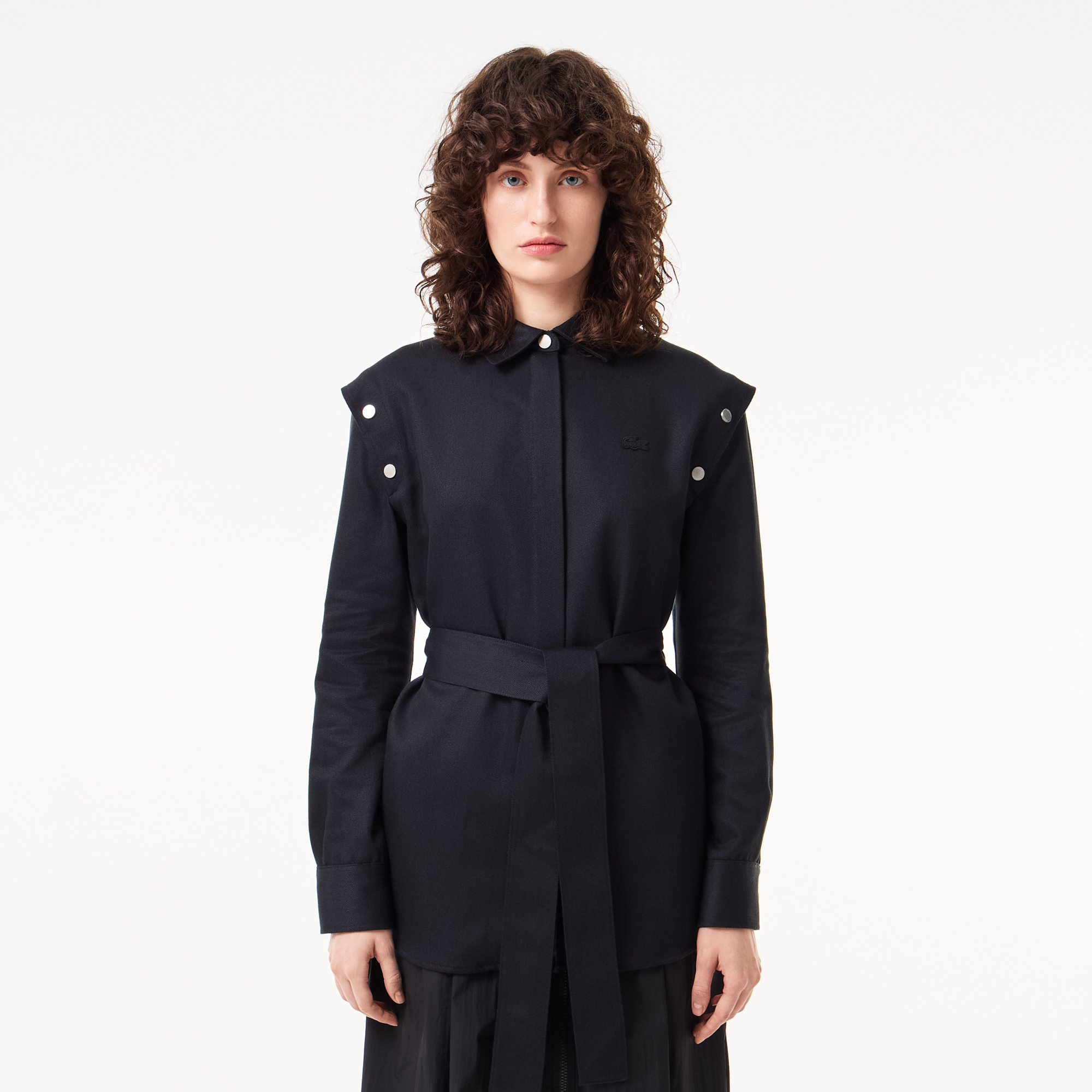Женская рубашка Lacoste оверсайз