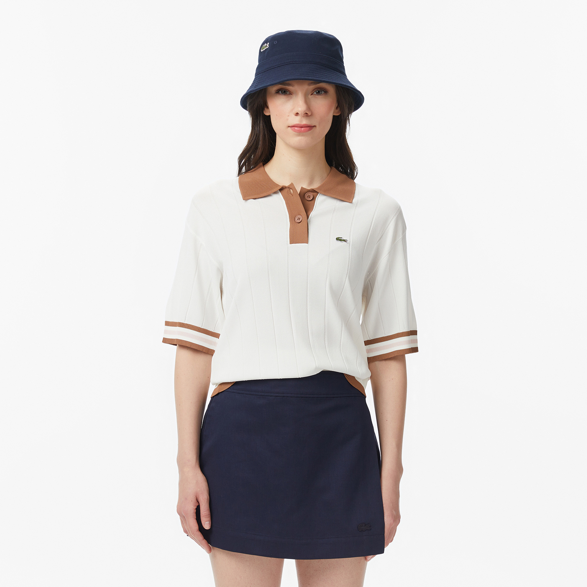 Свитер Женский Lacoste, белый, арт. AF0677