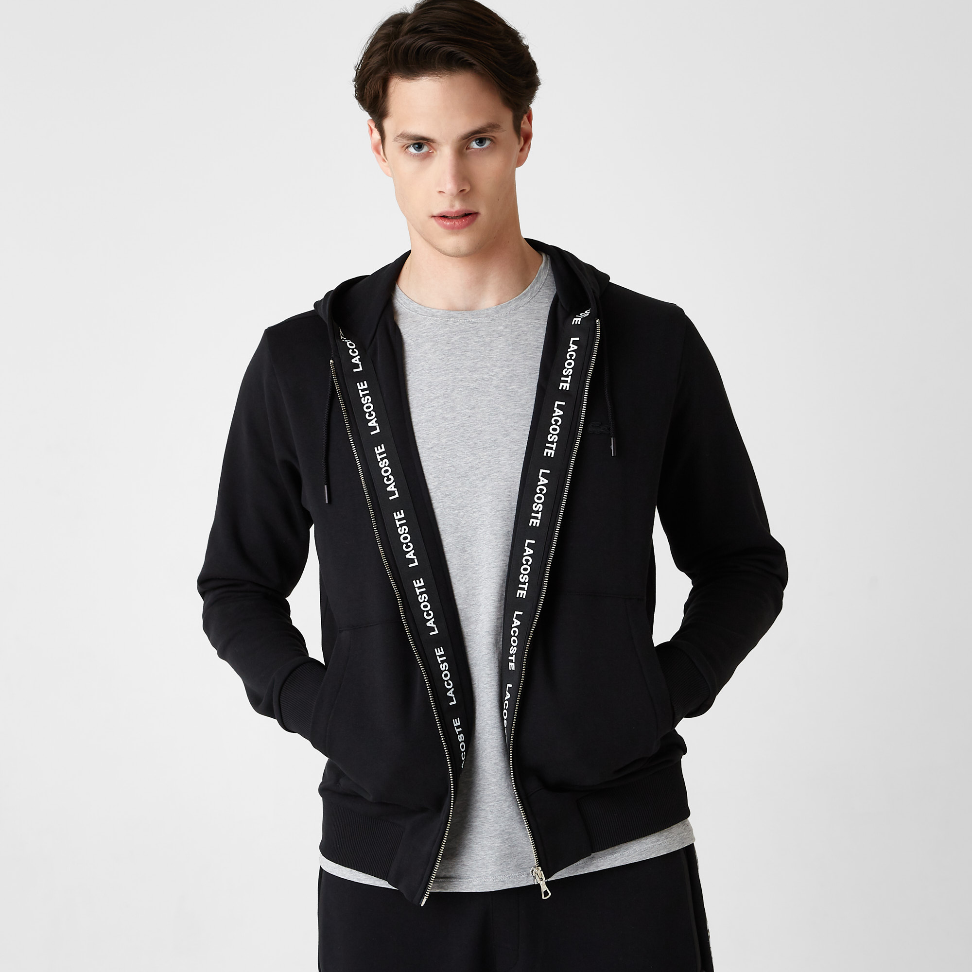 Мужская толстовка Lacoste, черный, арт. SH2154