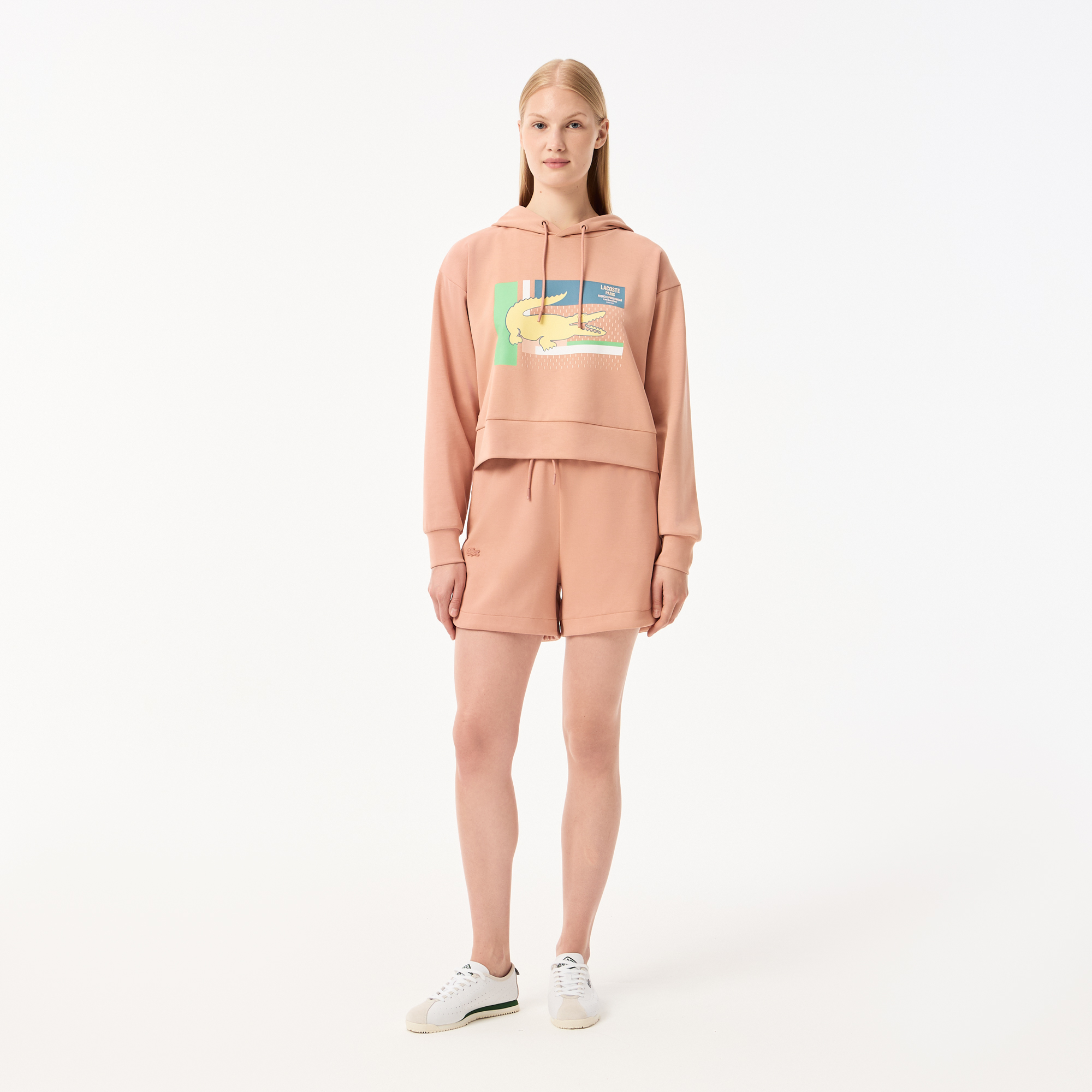 

Женские спортивные шорты Lacoste с карманами, Розовый