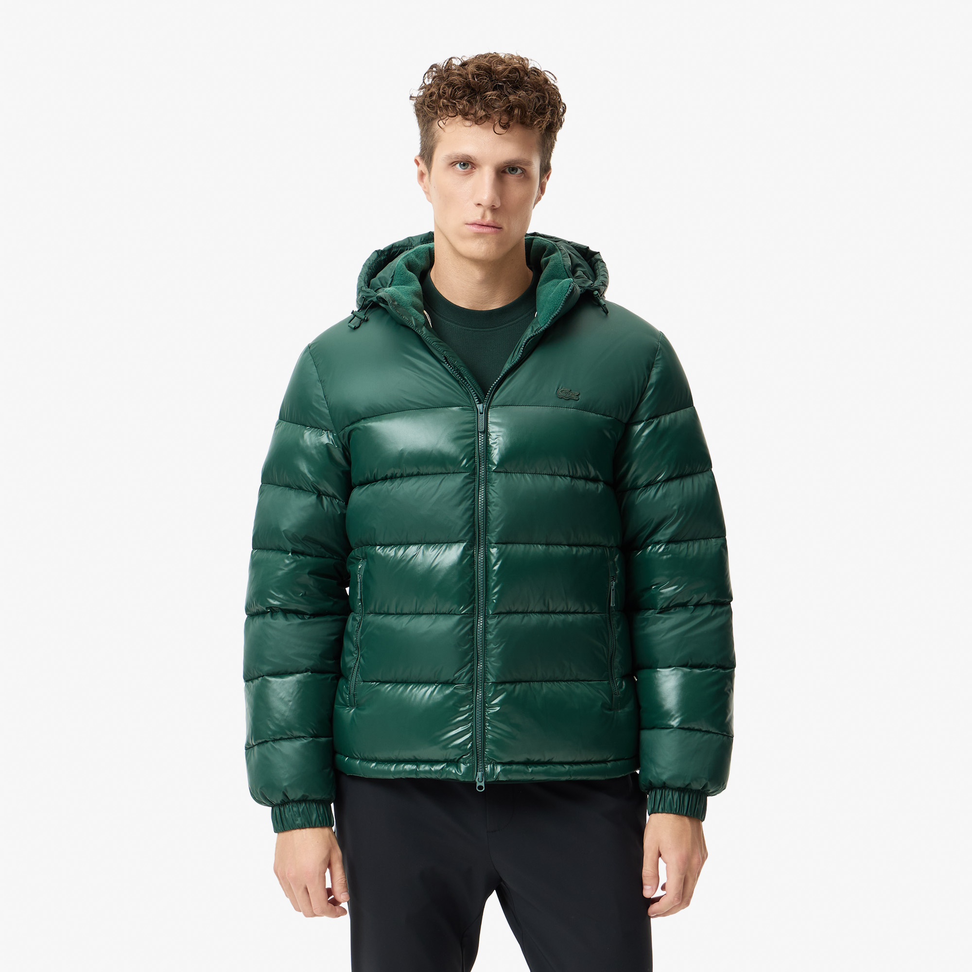 

Мужская стёганая куртка Lacoste, Зелёный