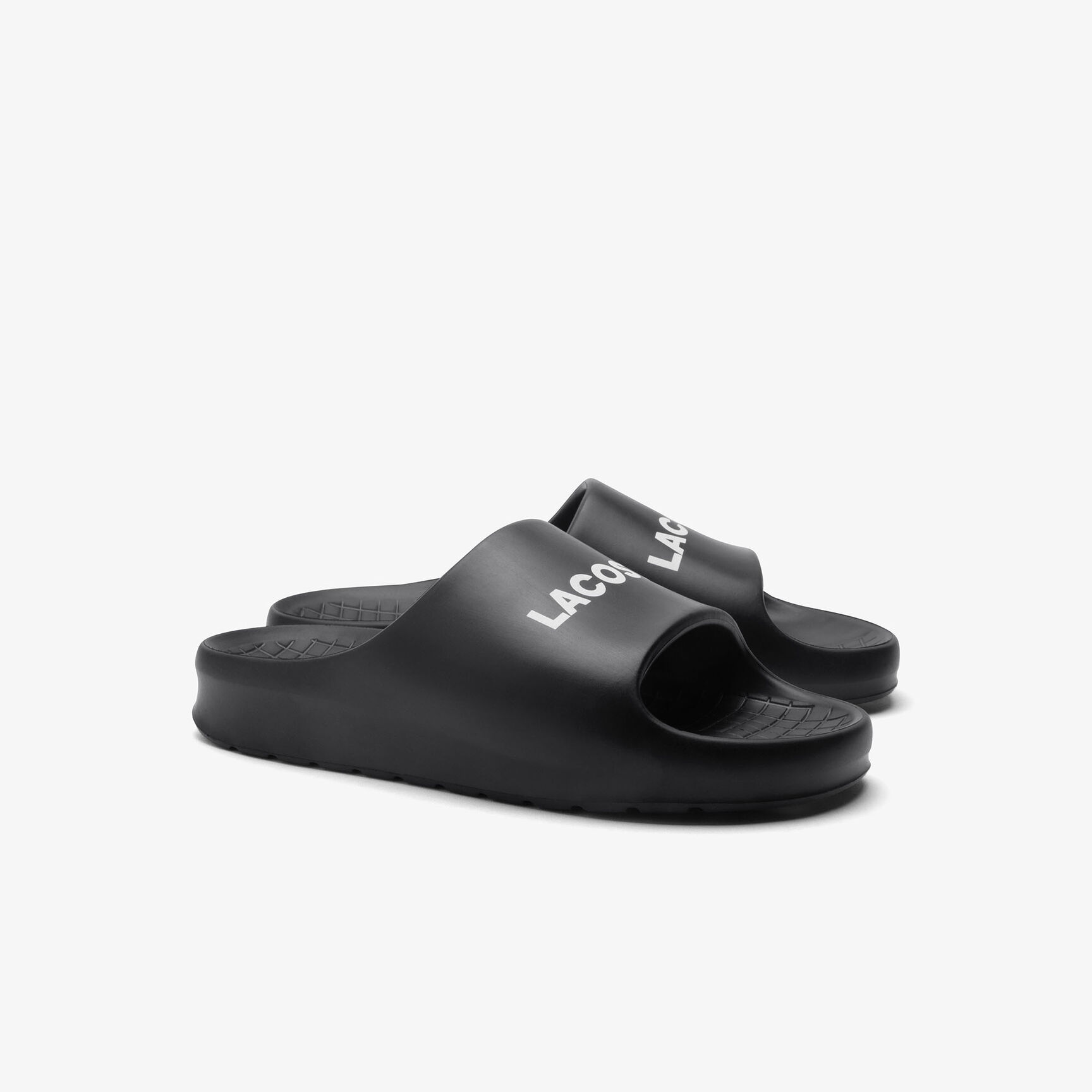 Женские сланцы Lacoste SERVE SLIDE 2.0 124 1 CFA 747CFA0020 чёрный  Фото 2
