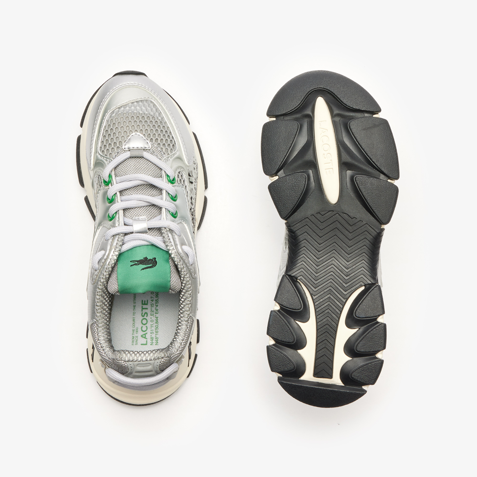 Женские кеды Lacoste L003 NEO 124 3 SFA 747SFA0008 серый  Фото 4