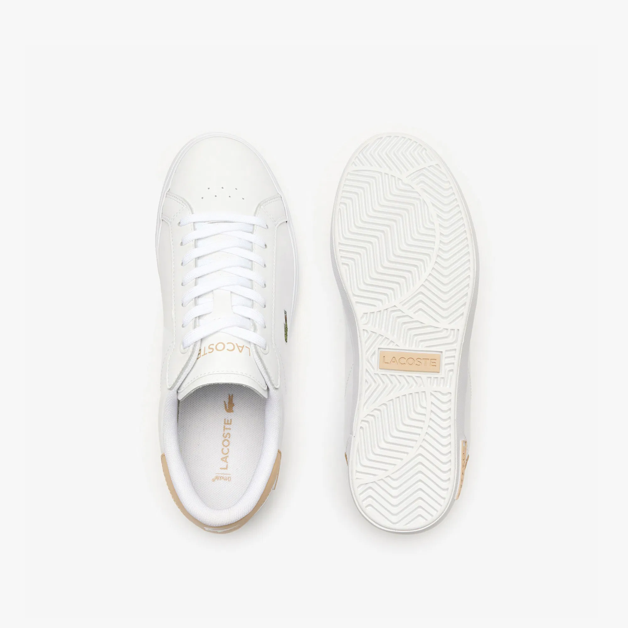 Женские кеды Lacoste POWERCOURT 124 1 SFA 747SFA0071 белый  Фото 4