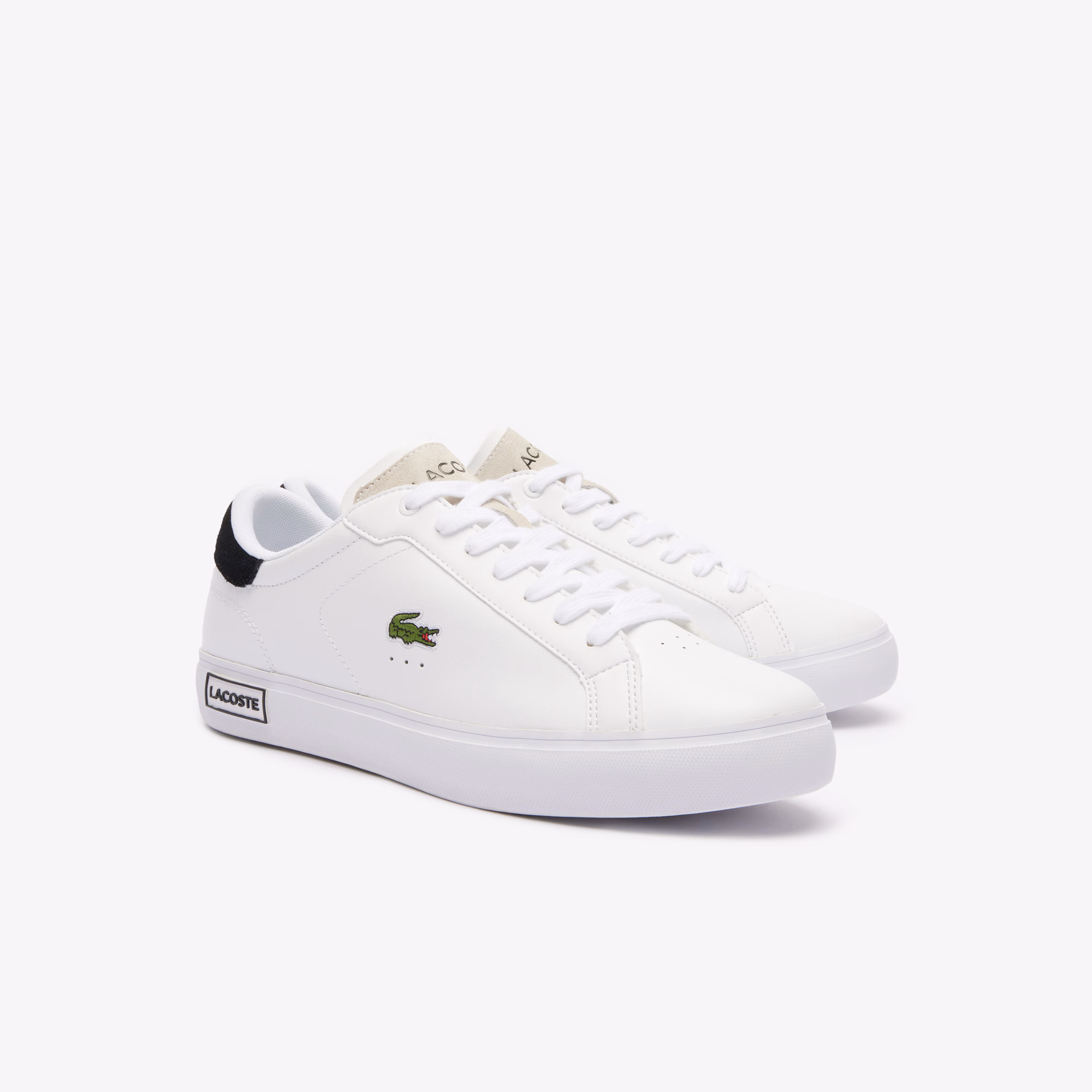 Мужские кеды Lacoste POWERCOURT 124 2 SMA 747SMA0082 белый  Фото 2