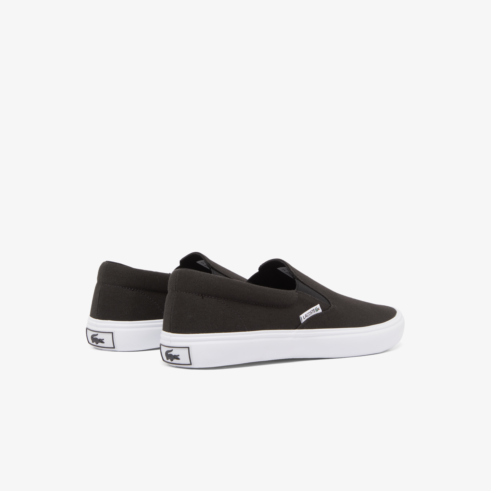Мужские слипоны Lacoste SLIP-ON BASE 224 1 CMA 748CMA0026 чёрный  Фото 3