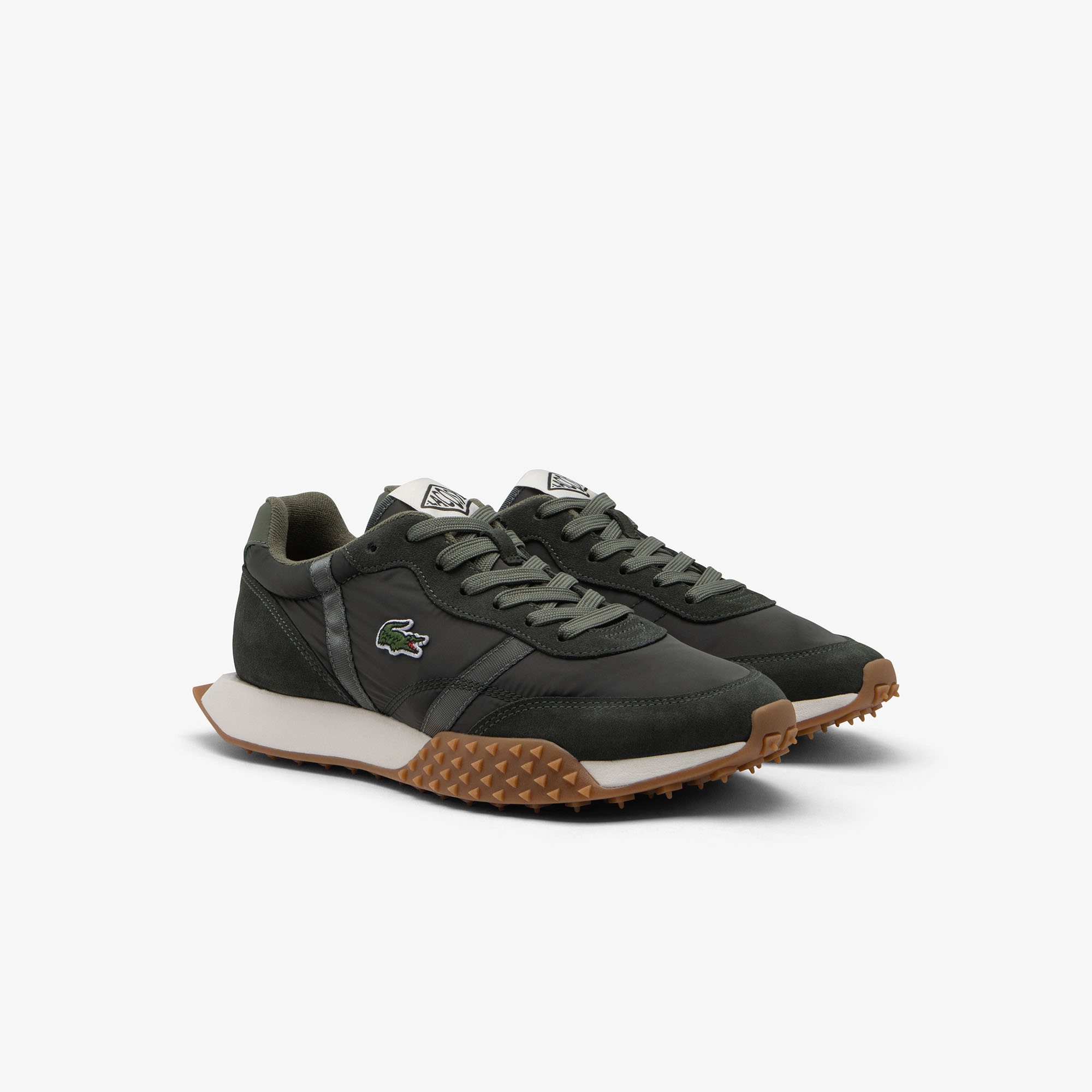 Мужские кеды Lacoste L-SPIN EVO 125 2 SMA 749SMA0104 хаки  Фото 2