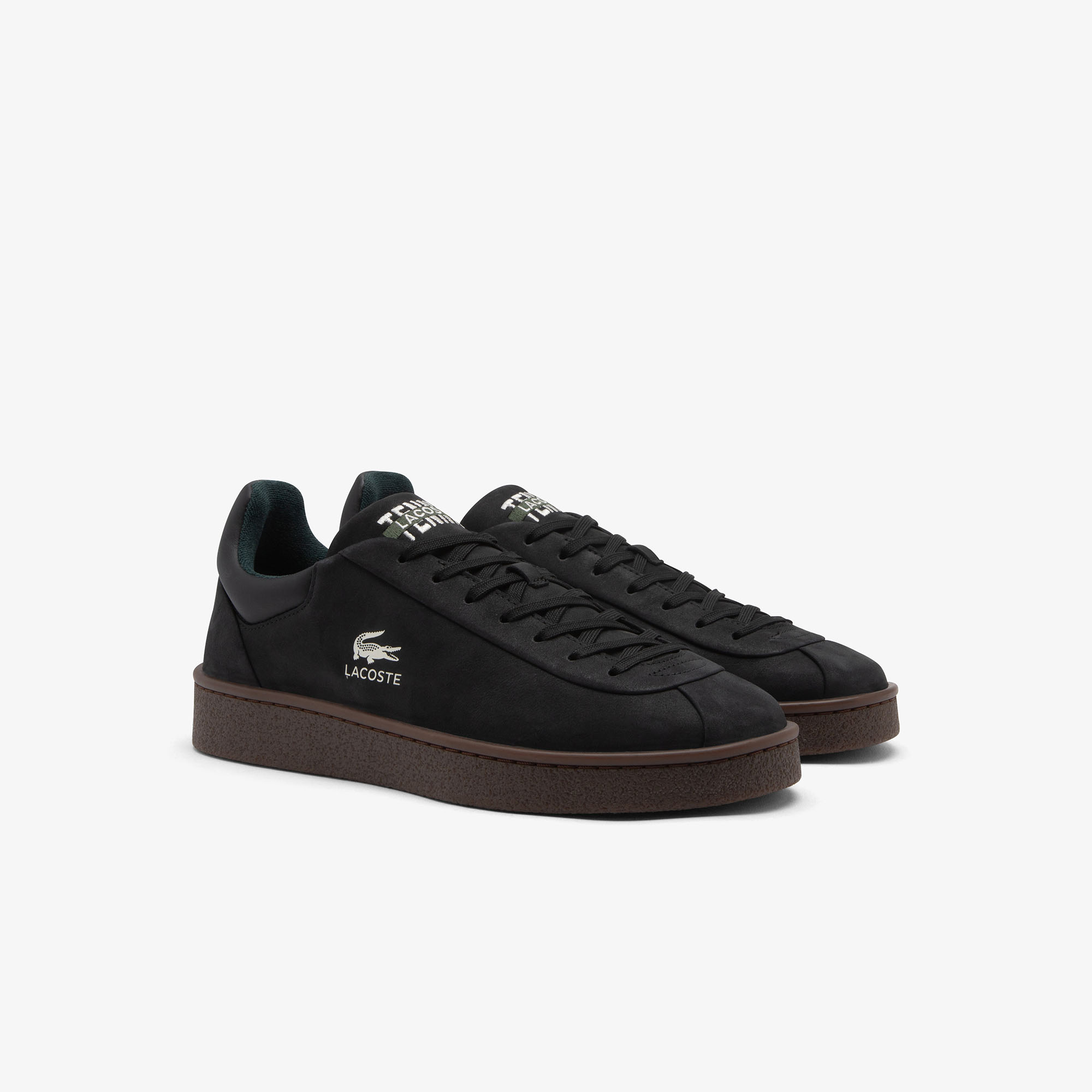 Мужские кеды Lacoste BASESHOT PRM 225 1 SMA BLK/DK GUM 750SMA0032 чёрный  Фото 2