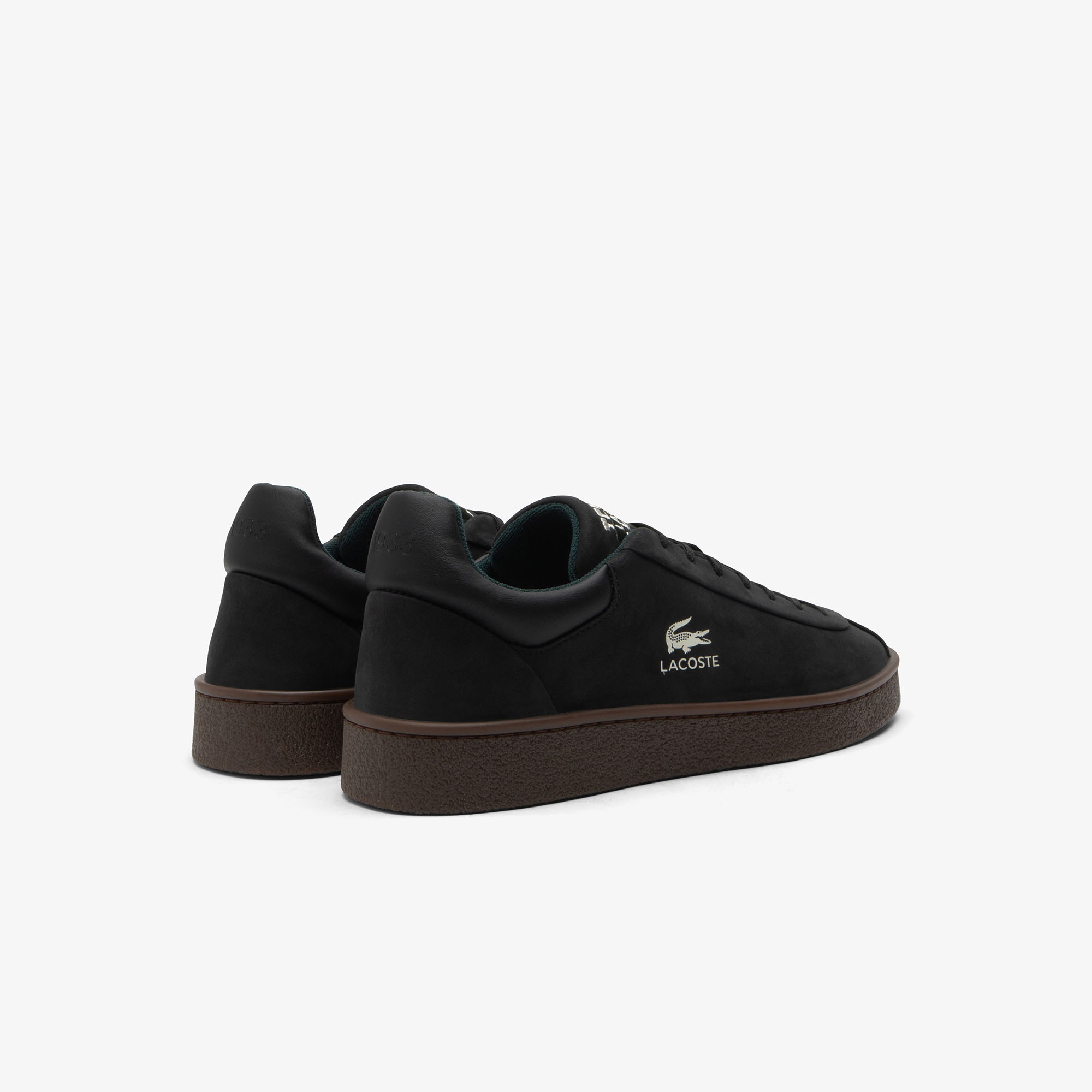Мужские кеды Lacoste BASESHOT PRM 225 1 SMA BLK/DK GUM 750SMA0032 чёрный  Фото 3