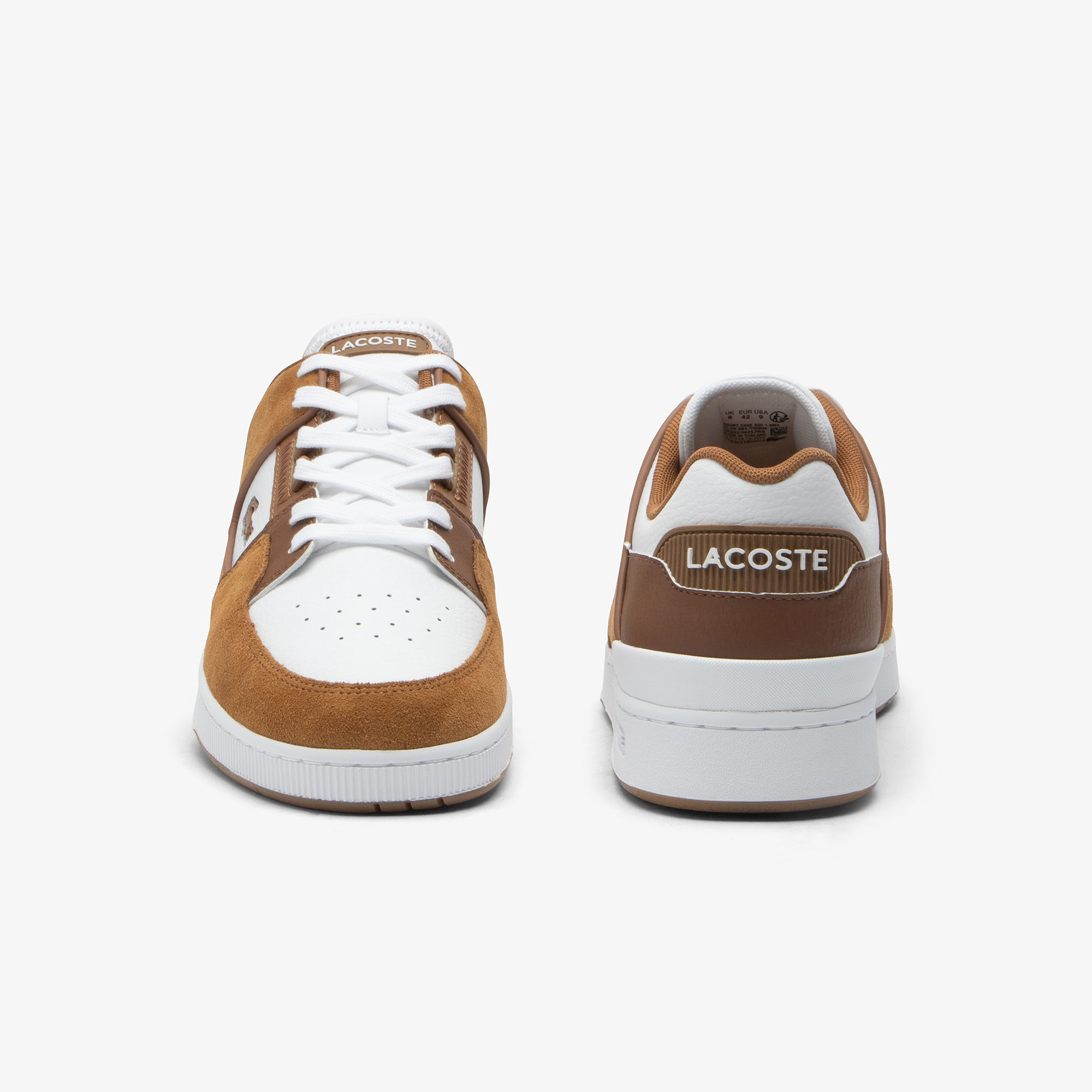 Мужские кеды Lacoste COURT CAGE 225 1 SMA 750SMA0071 коричневый  Фото 5