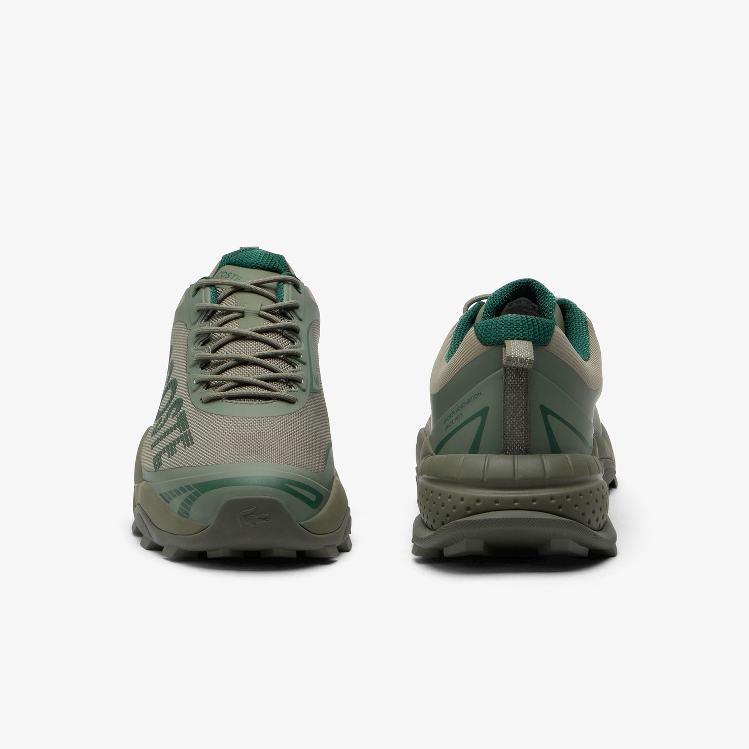 Мужские кеды Lacoste LGUARD BRKR CTT 225 1 SMA 750SMA0128 хаки  Фото 5