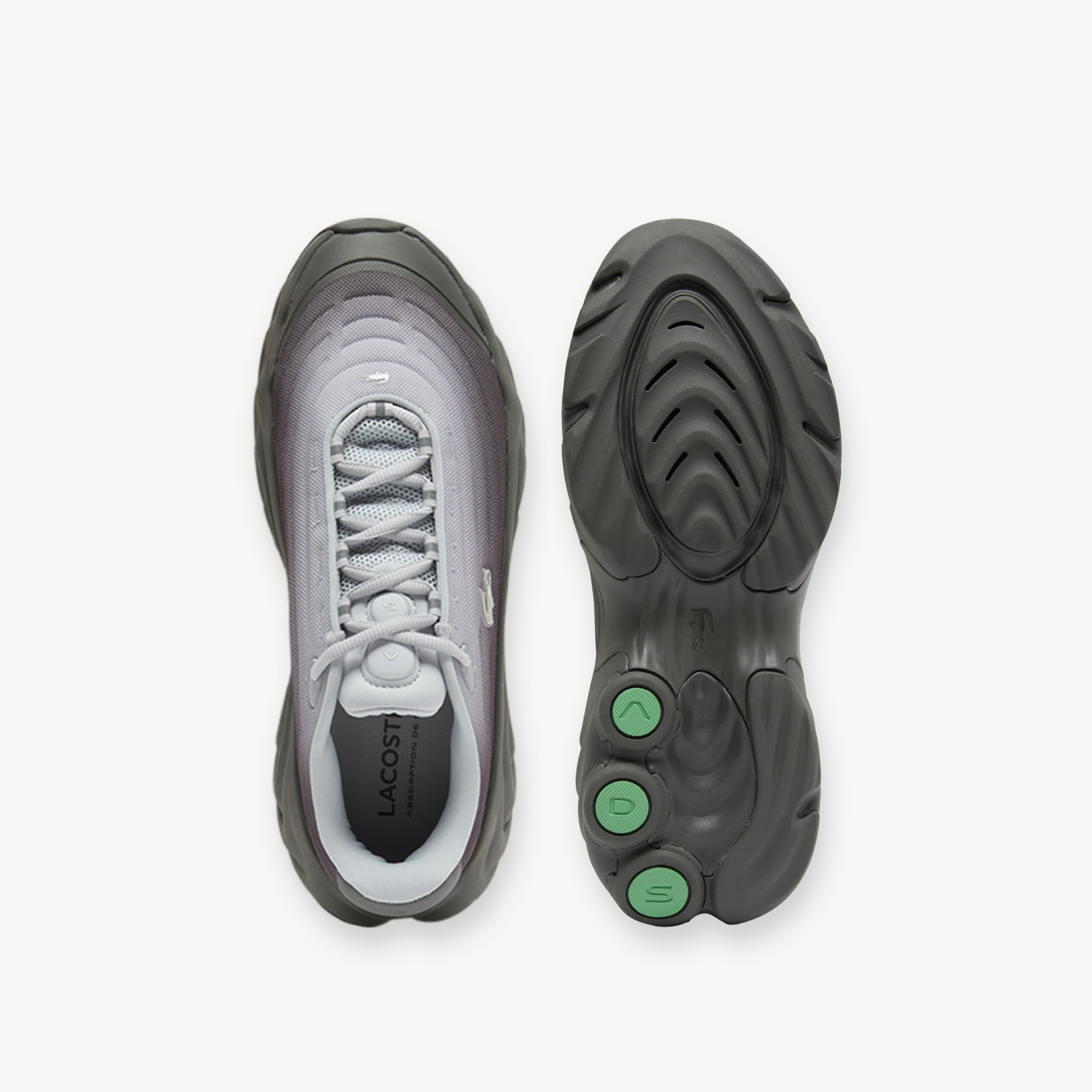 Мужские кроссовки Lacoste SPINOR 225 2 SMA 750SMA0164 серый  Фото 4