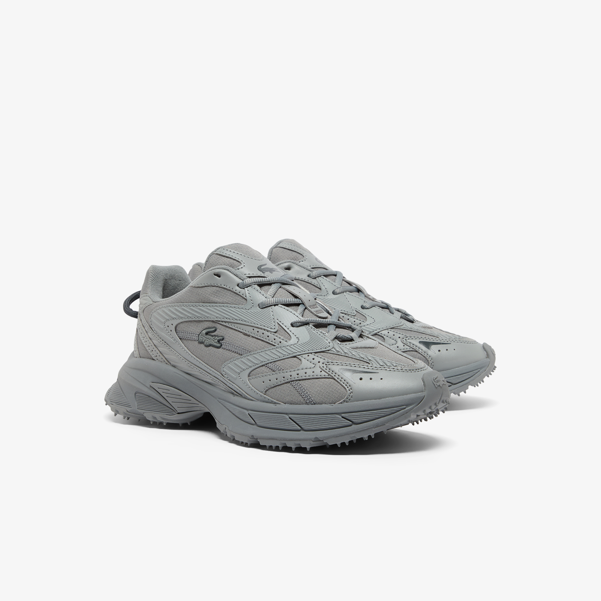 Мужские кеды Lacoste L003 NEO SHOT 2251QSP SMA 750SMA0198 серый  Фото 2