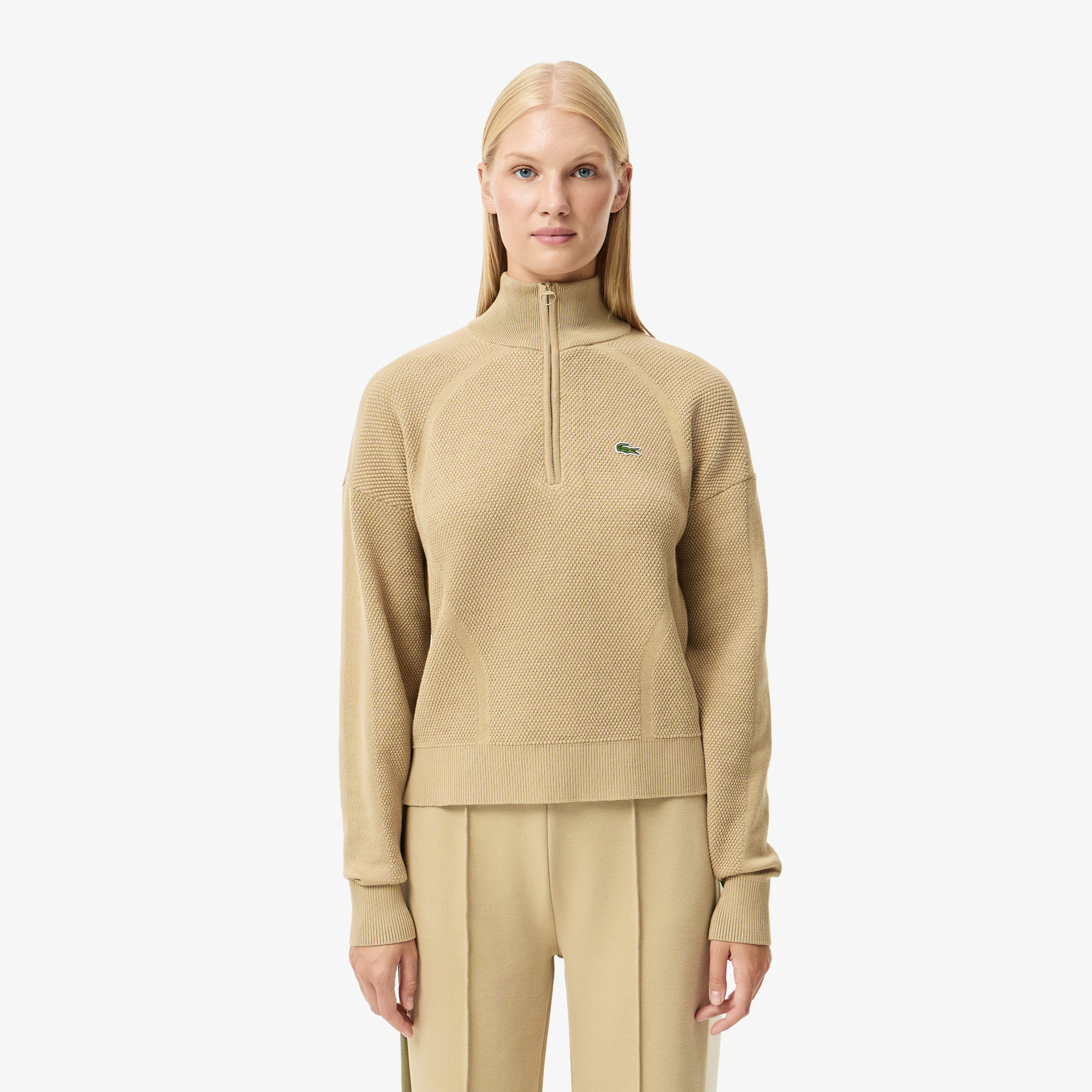 Женский свитер Lacoste, бежевый, арт. af2637