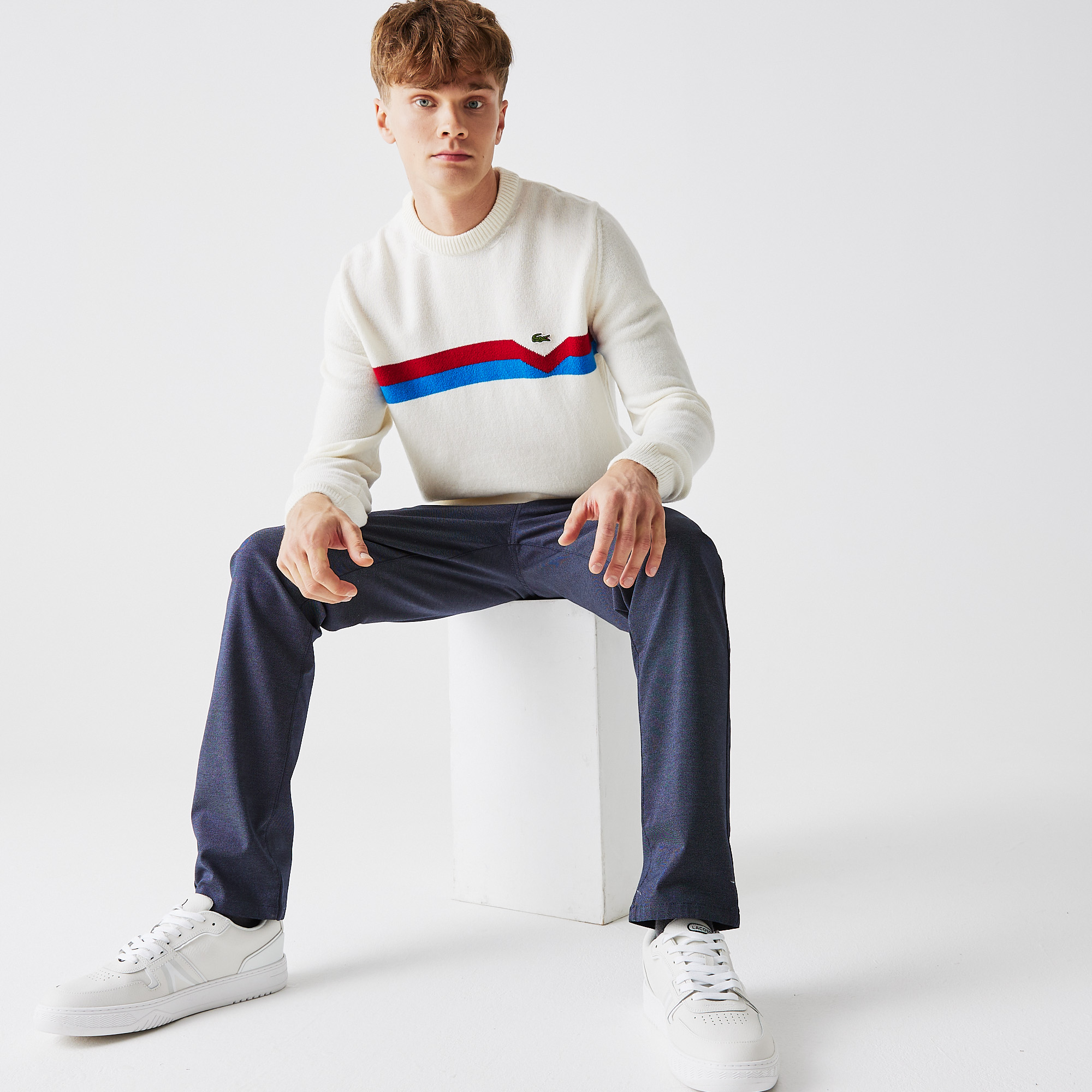 фото Шерстяной свитер lacoste