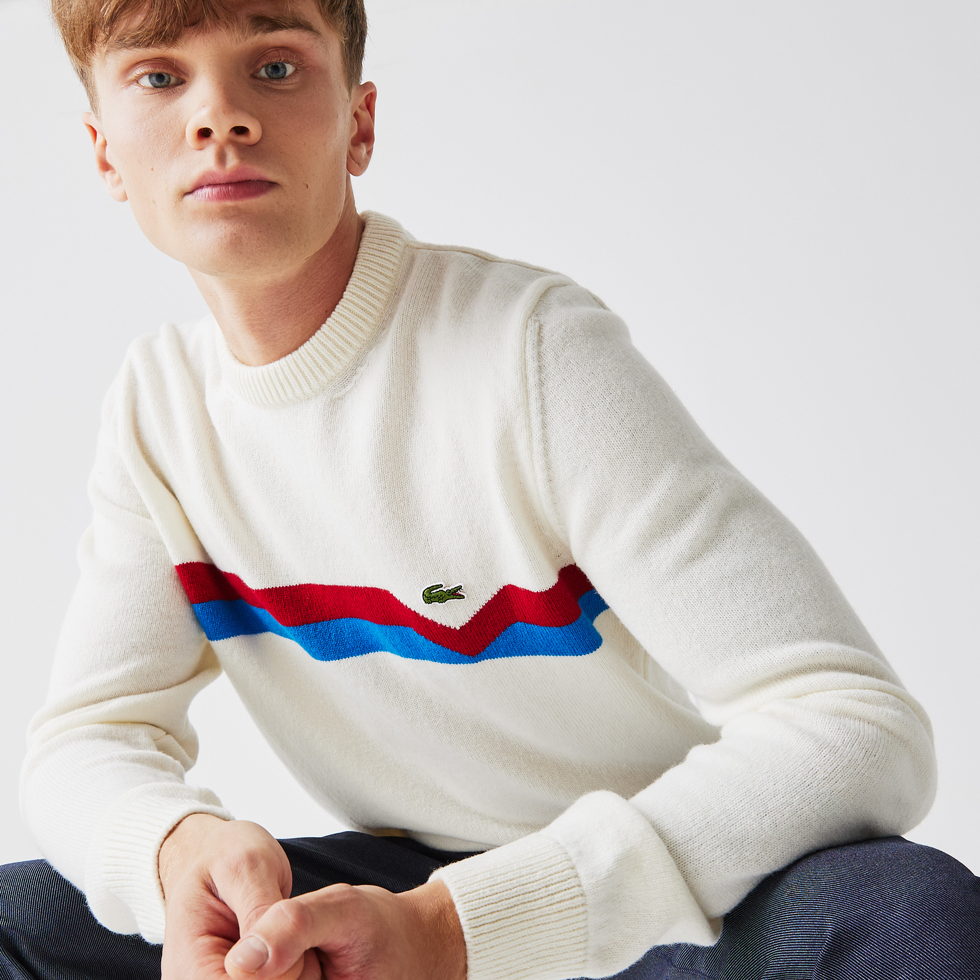 фото Шерстяной свитер lacoste