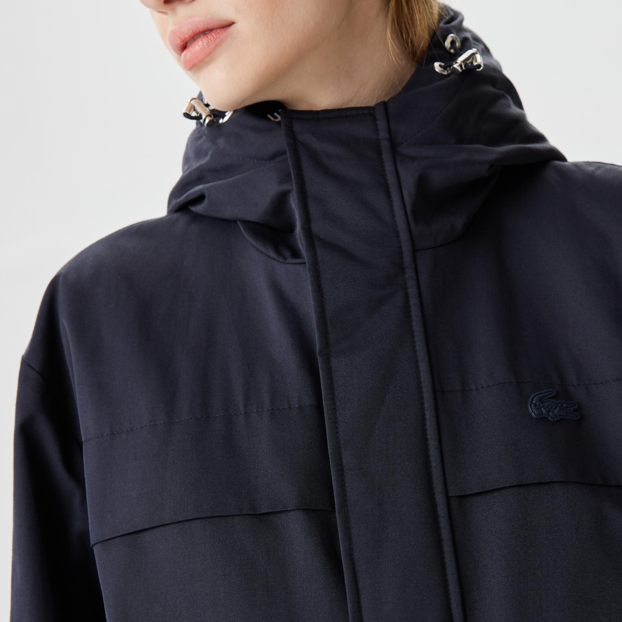фото Женская ветровка lacoste oversized fit