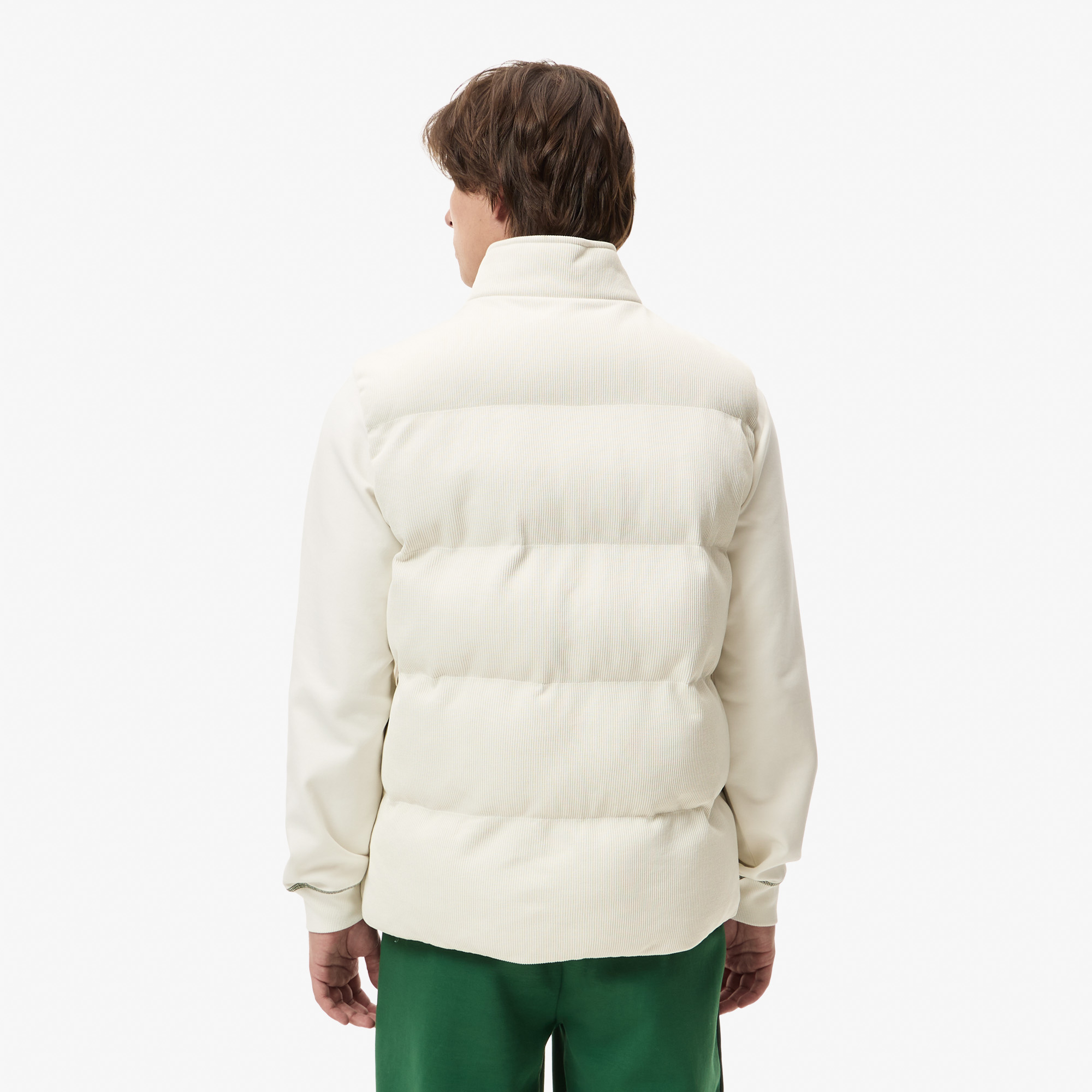 Мужская куртка Lacoste BH2627 молочный  Фото 2