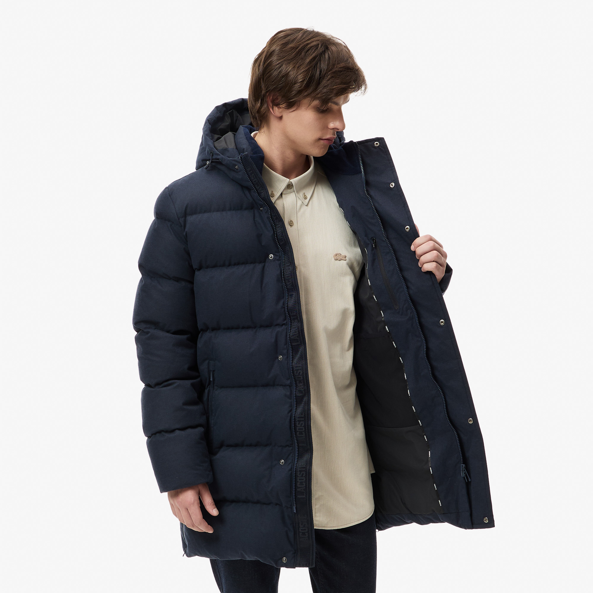 Мужская куртка Lacoste BH2635 синий  Фото 4