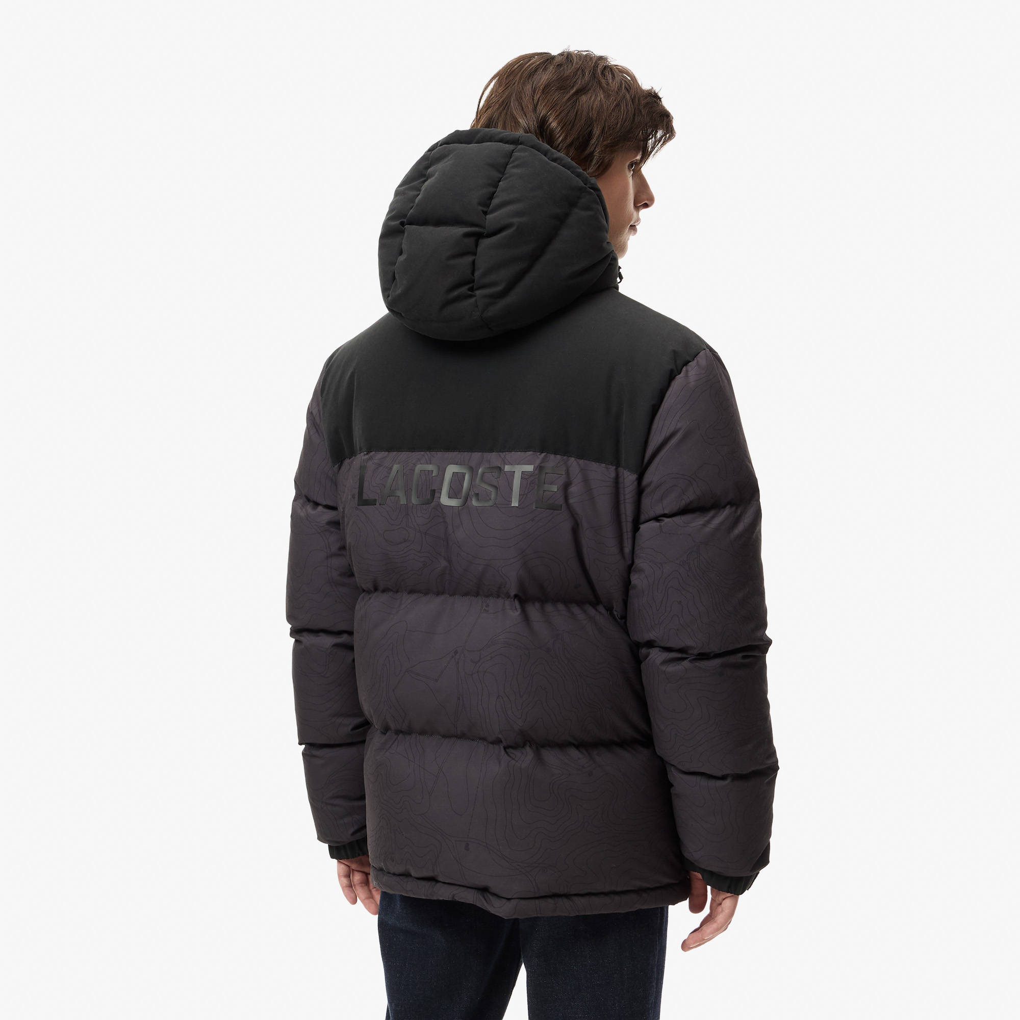 Мужская куртка Lacoste BH2645 чёрный  Фото 2