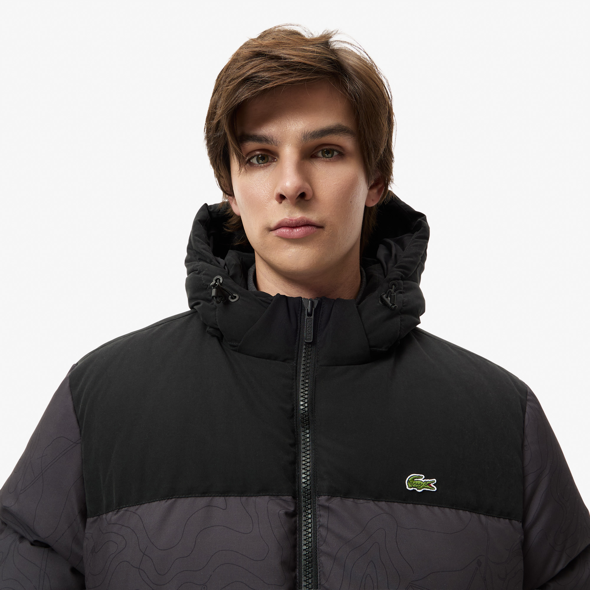 Мужская куртка Lacoste BH2645 чёрный  Фото 3