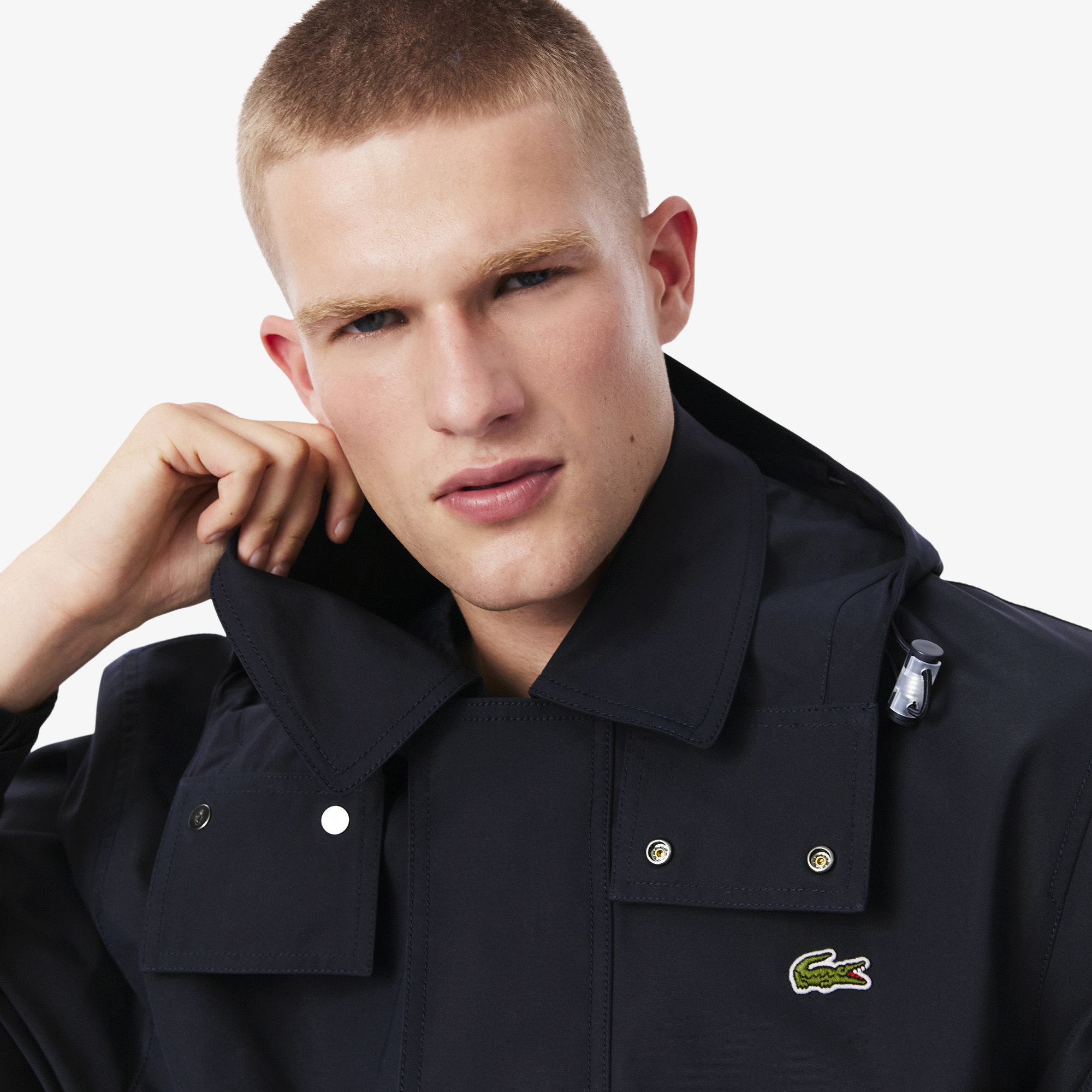 Мужской дождевик Lacoste BH5090 синий  Фото 3