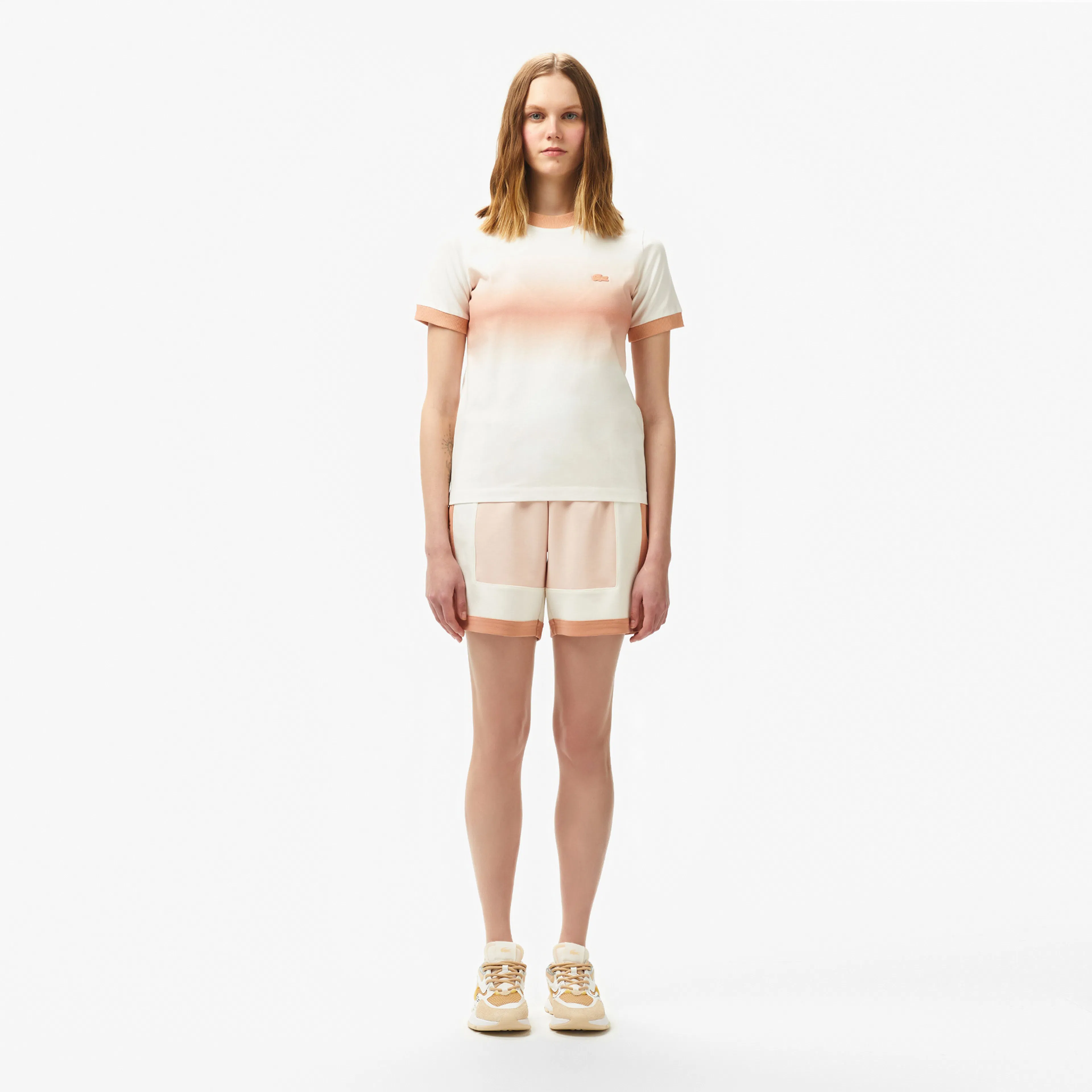 Женские шорты Lacoste GF0507 розовый 