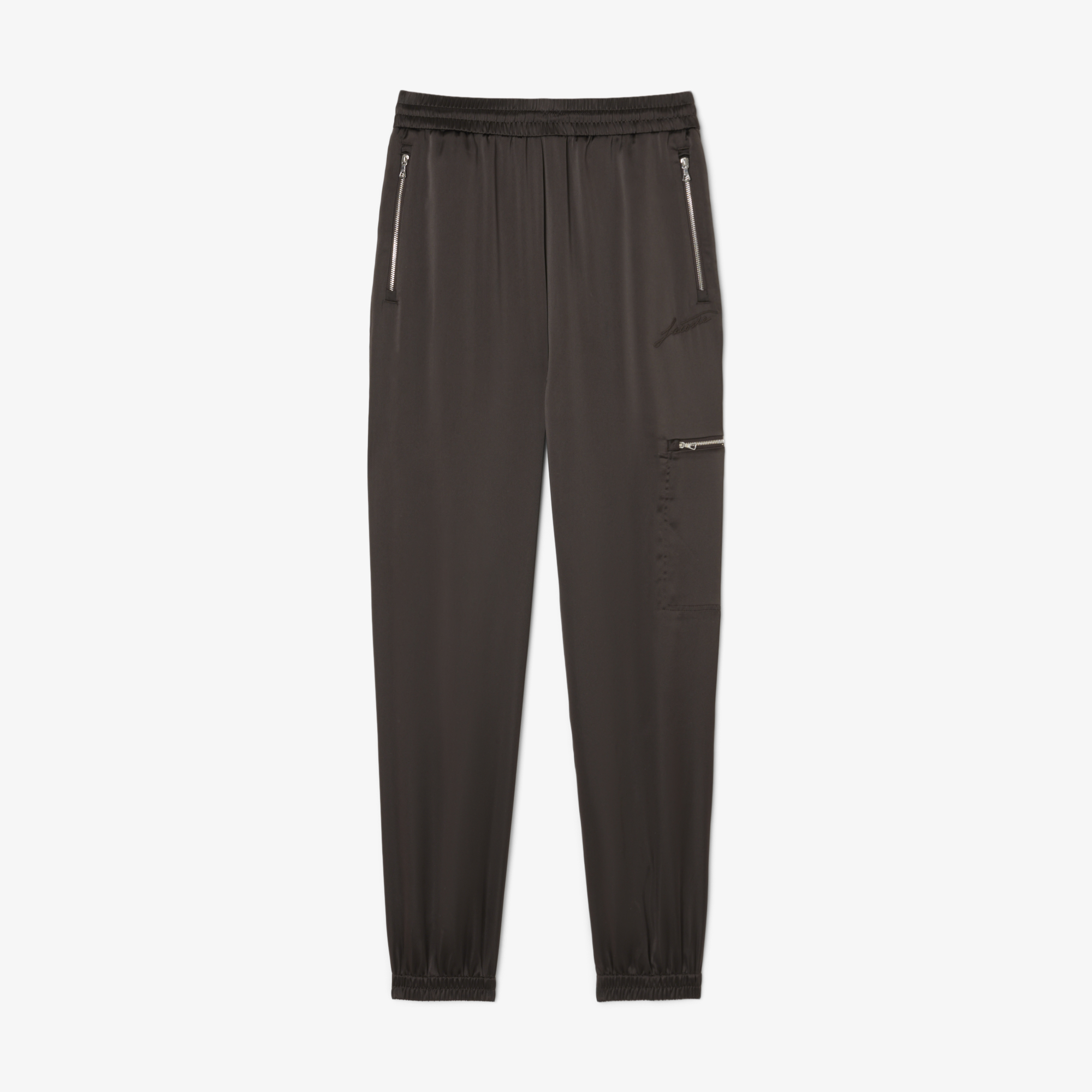 Женские брюки Lacoste OVERSIZE FIT HF5410 коричневый  Фото 4