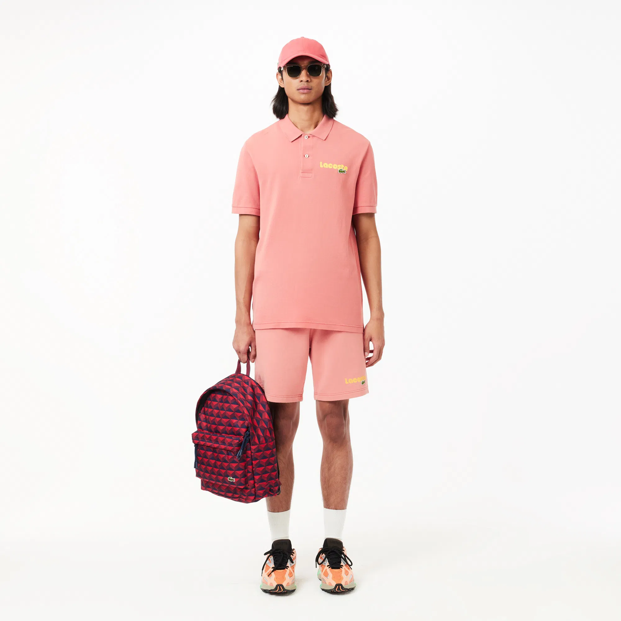 Мужской рюкзак Lacoste NEOCROC SEASONAL 2702999 красный, размер One Sized, фото 2