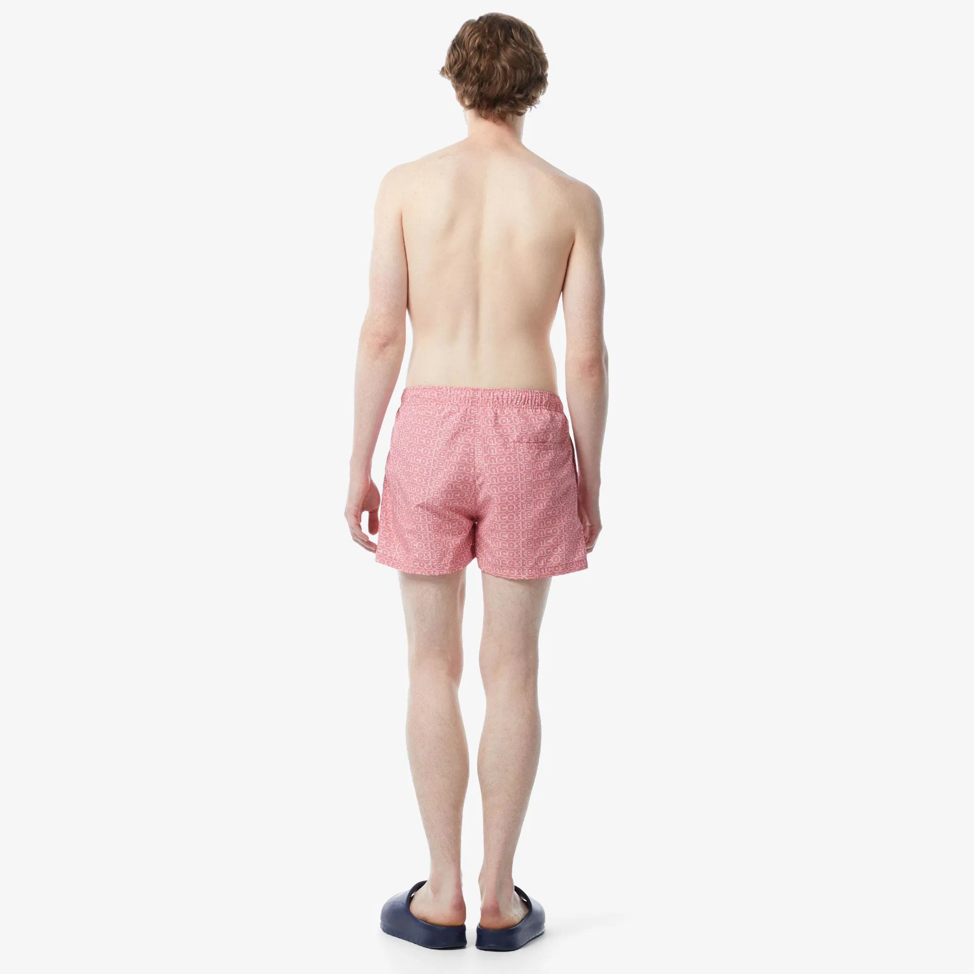 Мужские плавательные шорты Lacoste MH0410 розовый  Фото 2