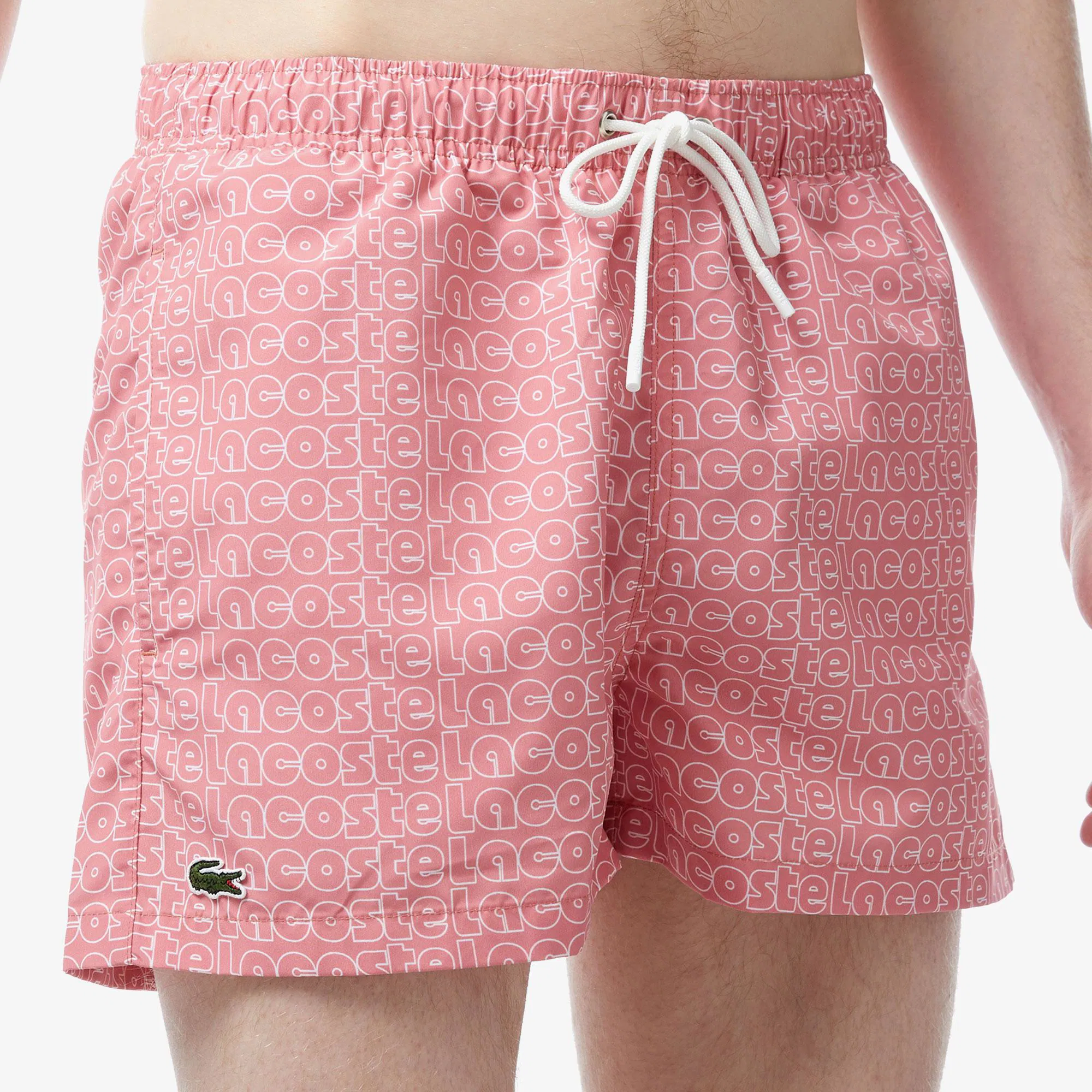 Мужские плавательные шорты Lacoste MH0410 розовый  Фото 4