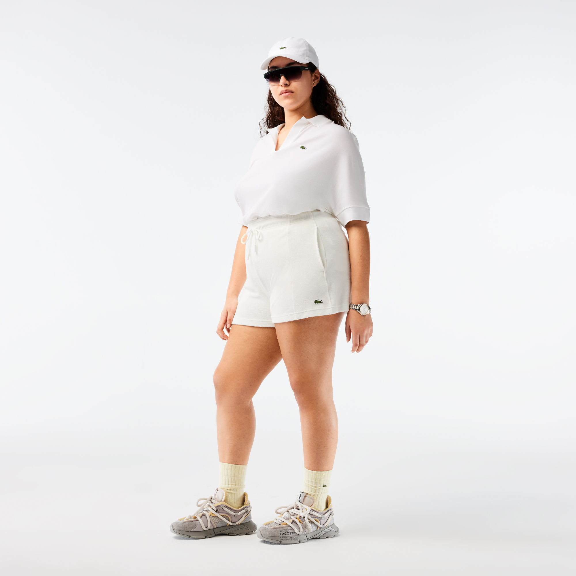 Женское поло Lacoste Loose Fit