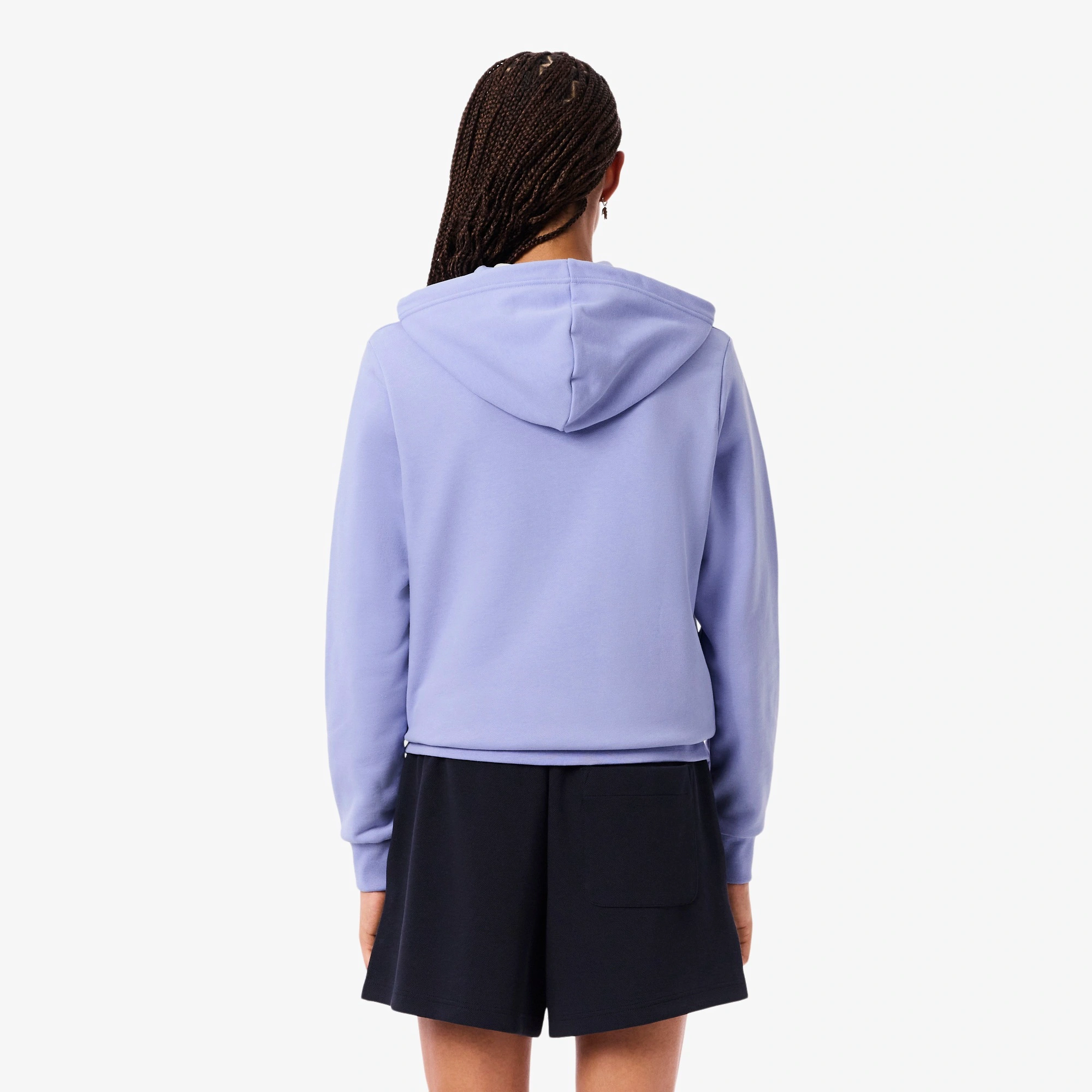 Женская толстовка Lacoste из органического хлопкаиз органического хлопка SF5256 синий  Фото 2