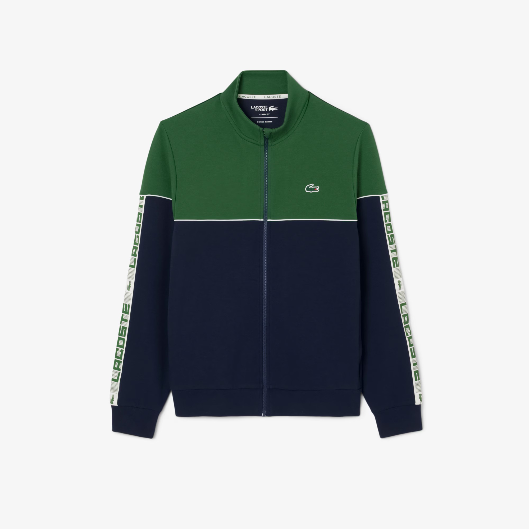 Мужской хлопковый свитшот Lacoste SH4751 синий  Фото 5