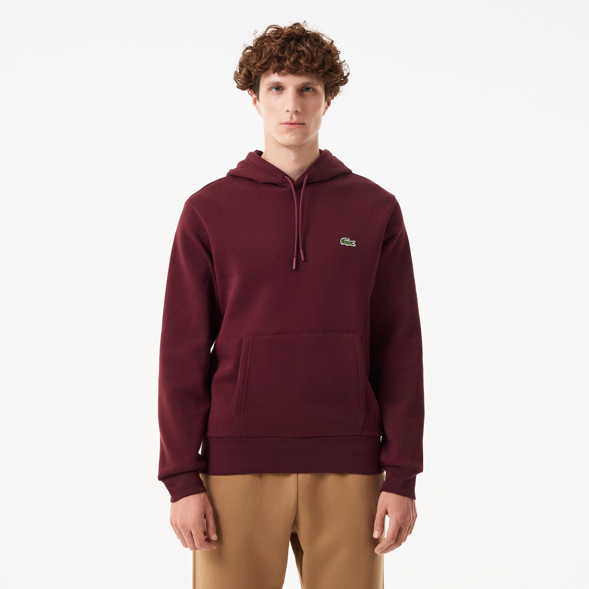 Мужское худи Lacoste Classic Fit с флисом