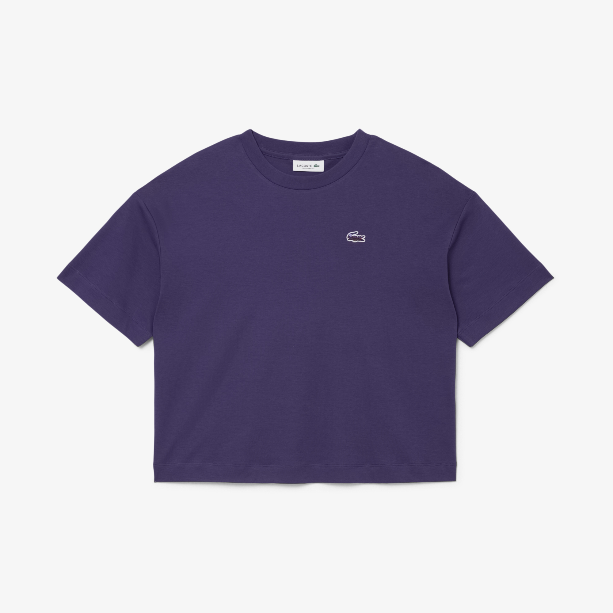 Женская футболка Lacoste TF5242 фиолетовый  Фото 4