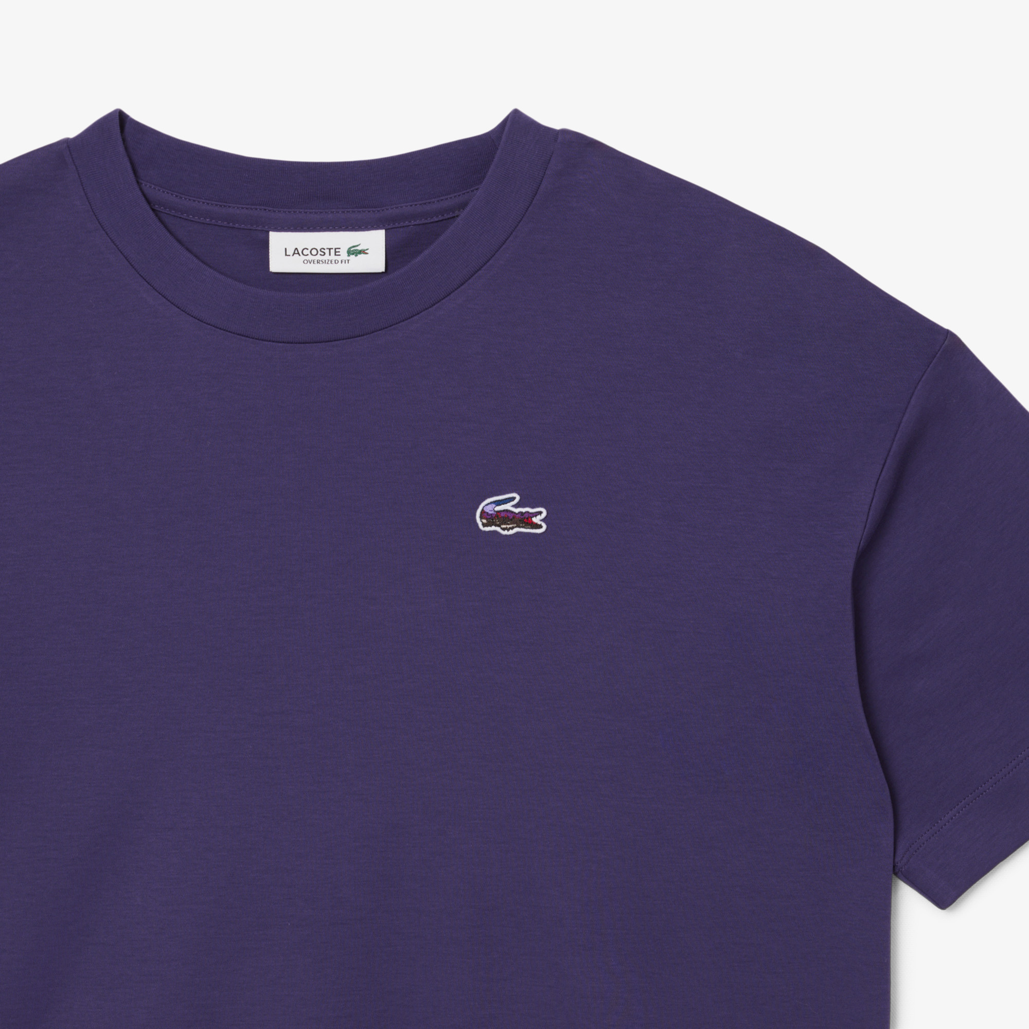 Женская футболка Lacoste TF5242 фиолетовый  Фото 5