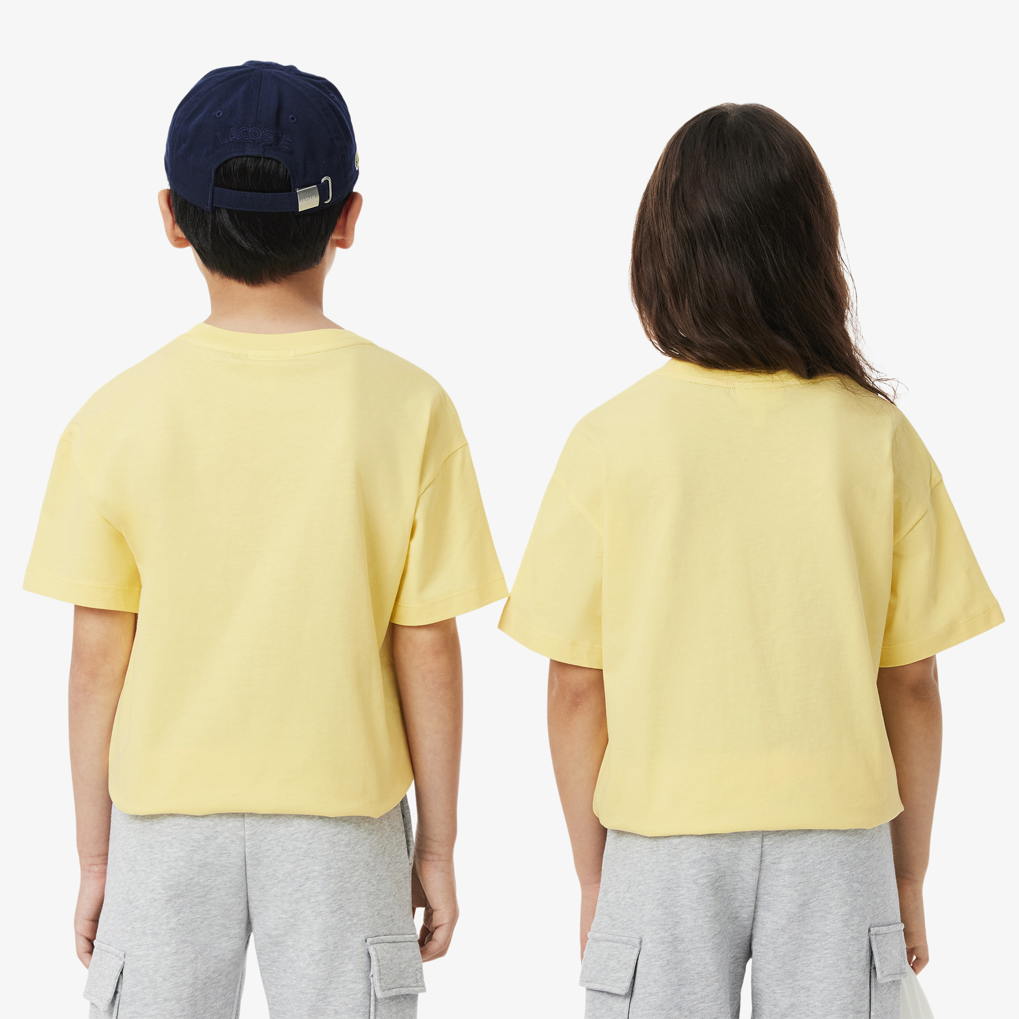 Футболка Lacoste (Лакост) Детская футболка Lacoste из хлопка с принтом