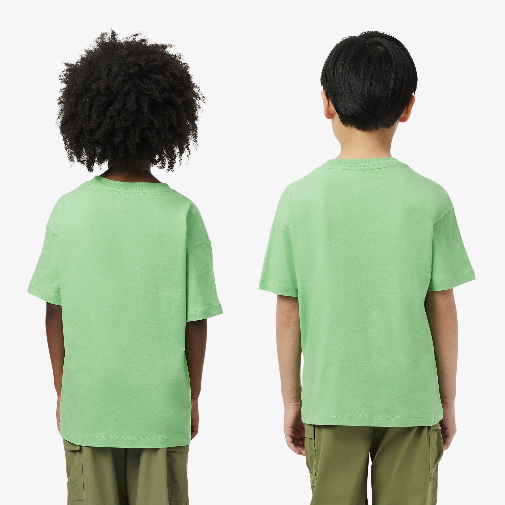 Футболка Lacoste (Лакост) Детская футболка Lacoste из хлопка с принтом