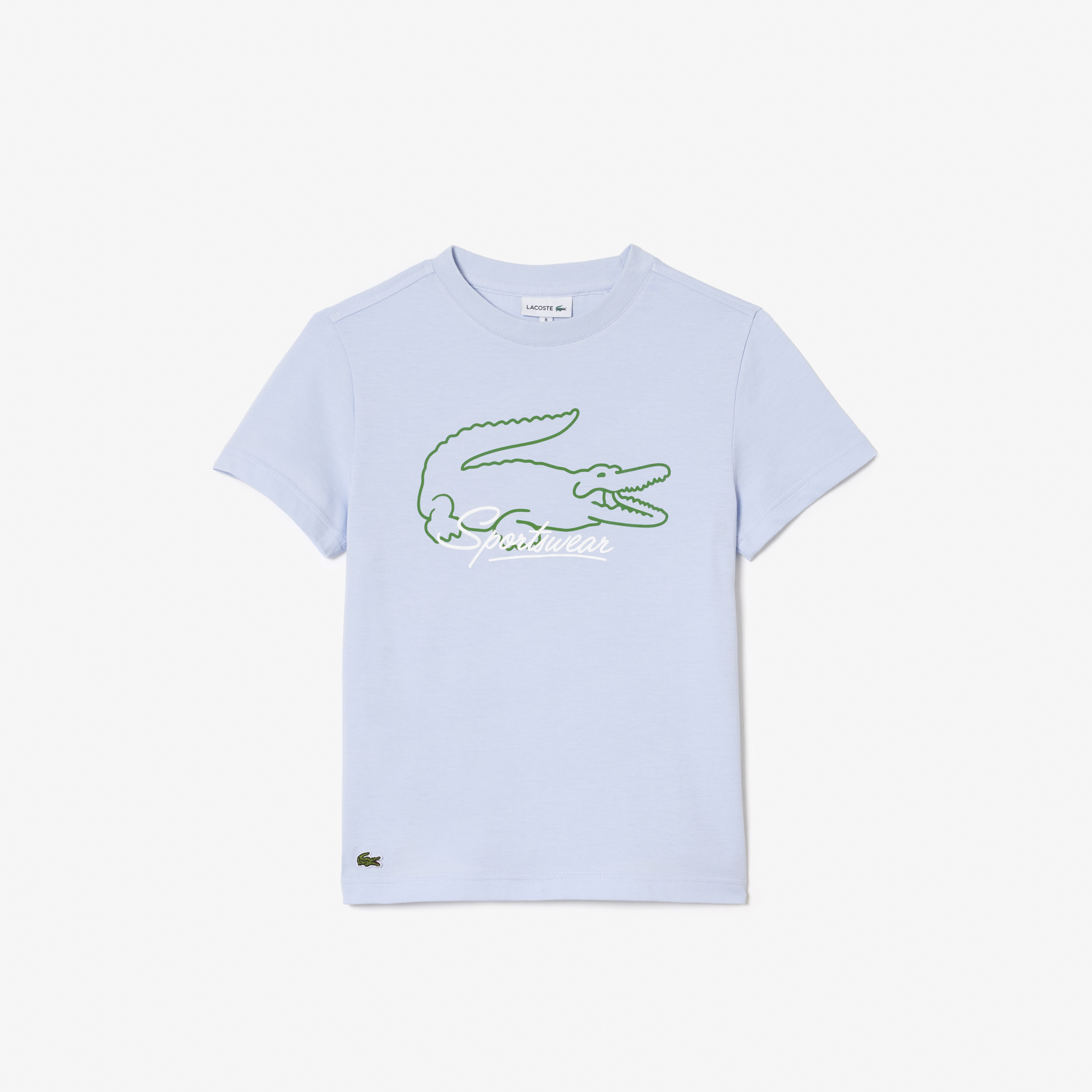 Детская футболка Lacoste из органического хлопка, голубой, арт. 7463