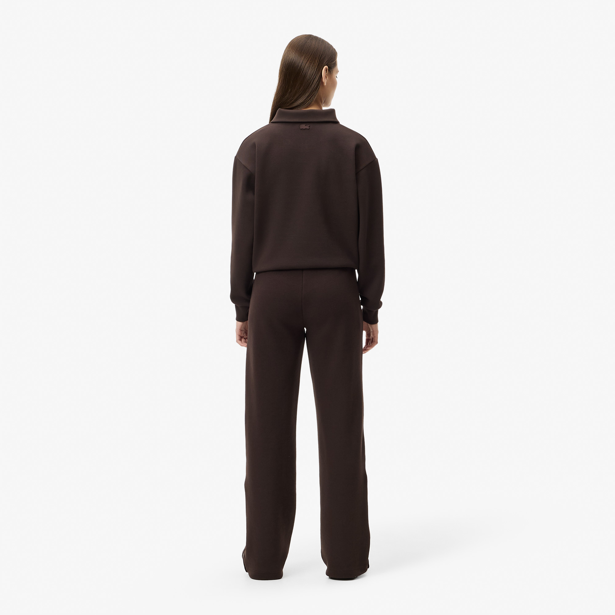 Женские спортивные брюки Lacoste XF2404 коричневый  Фото 2