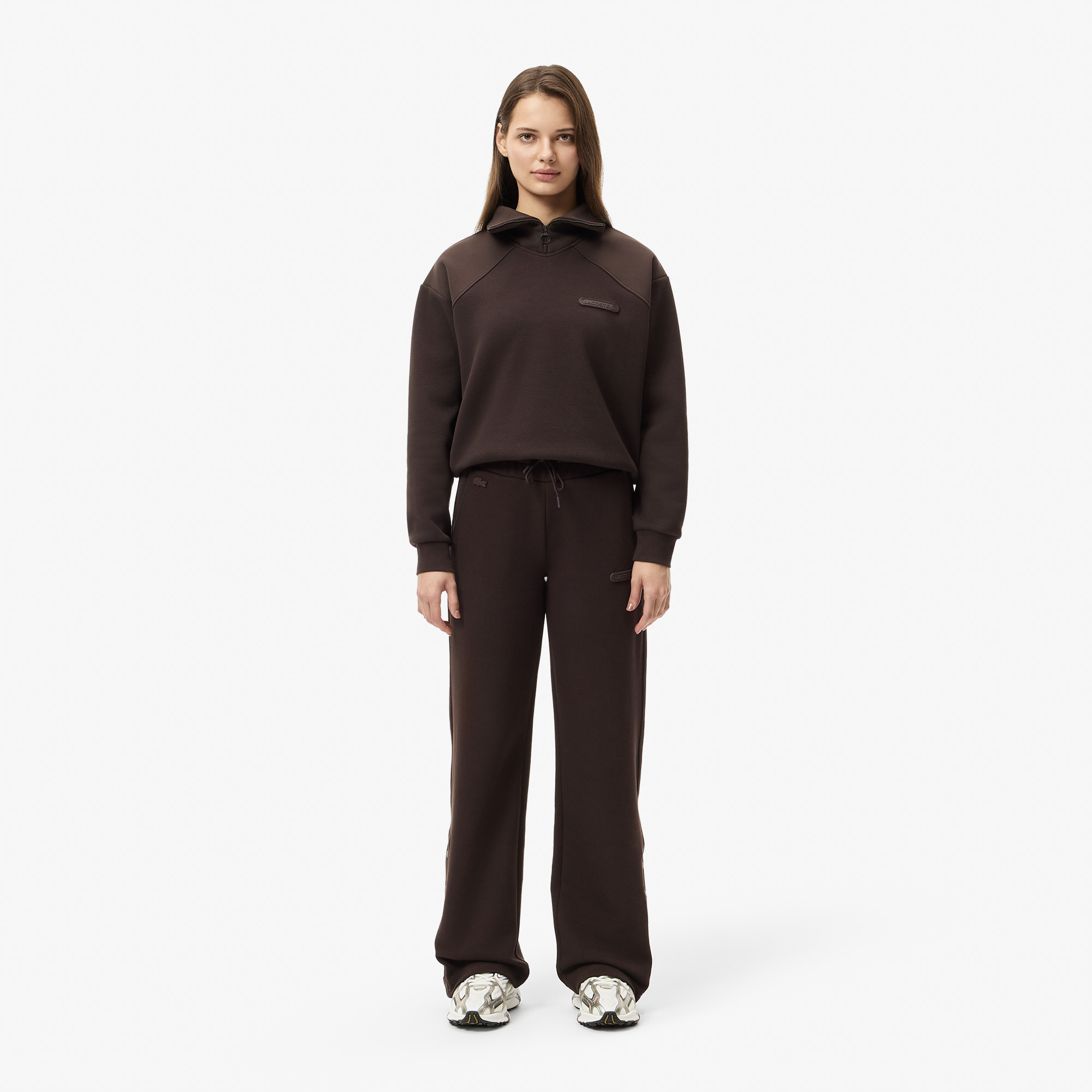 Женские спортивные брюки Lacoste XF2404 коричневый 