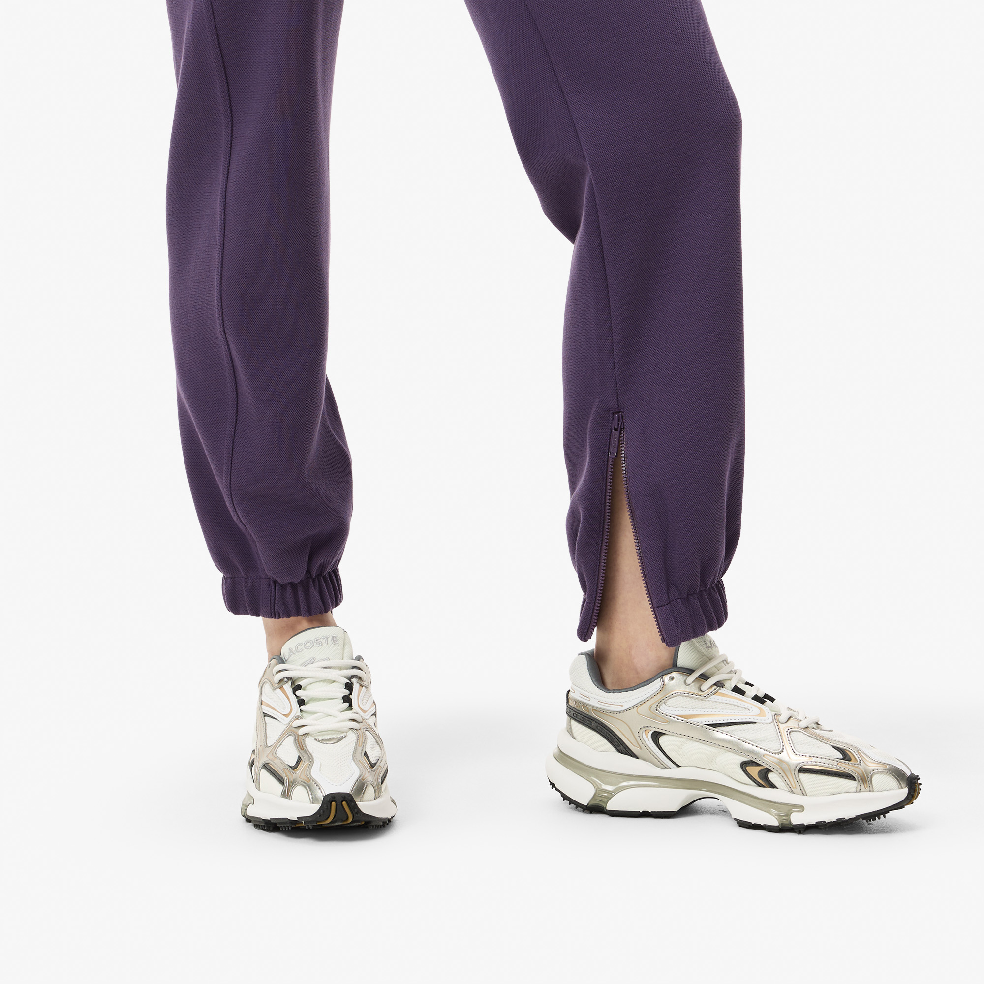 Женские спортивные брюки Lacoste из органического хлопка XF5244 фиолетовый  Фото 5