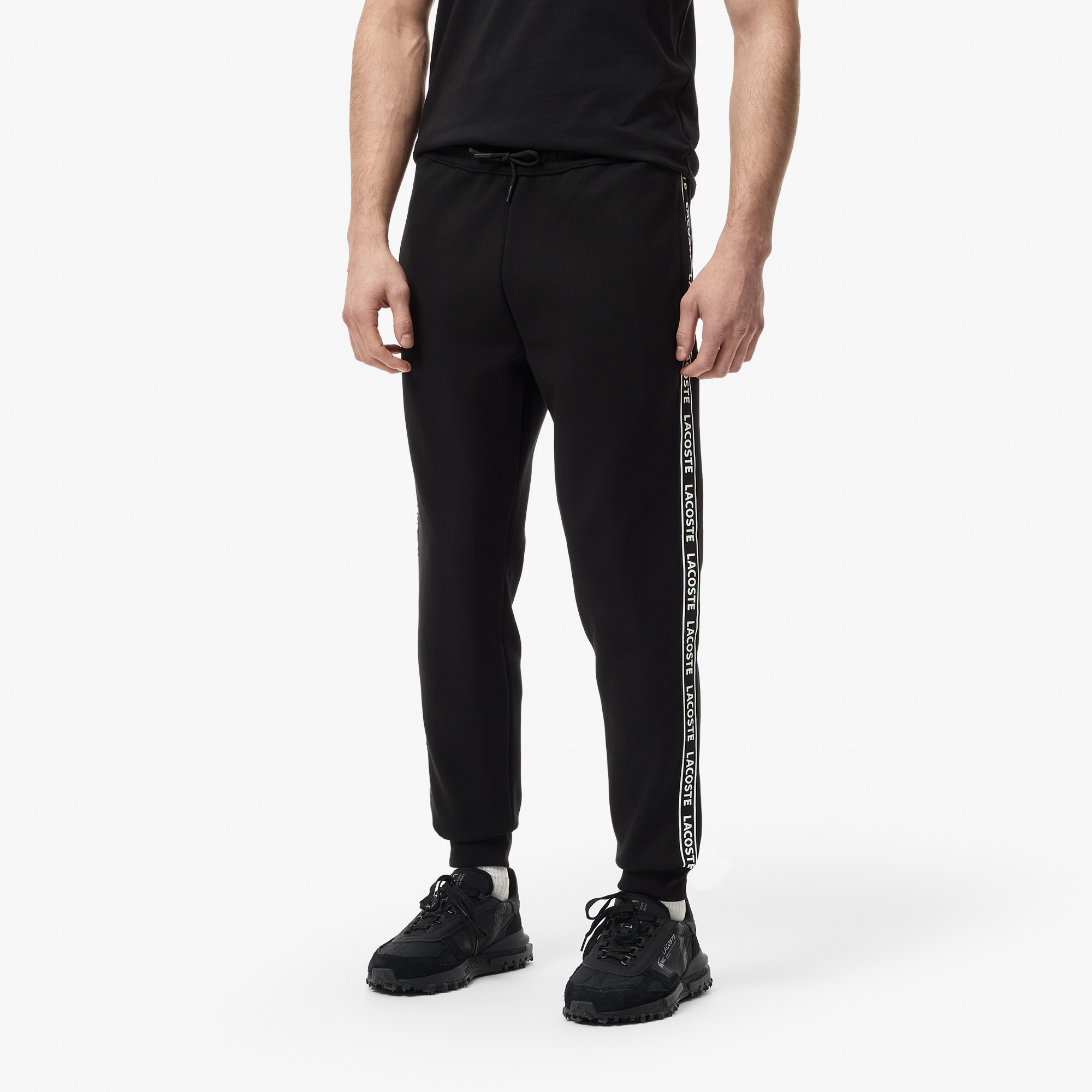 Мужские спортивные брюки Lacoste XH2516 чёрный  Фото 3