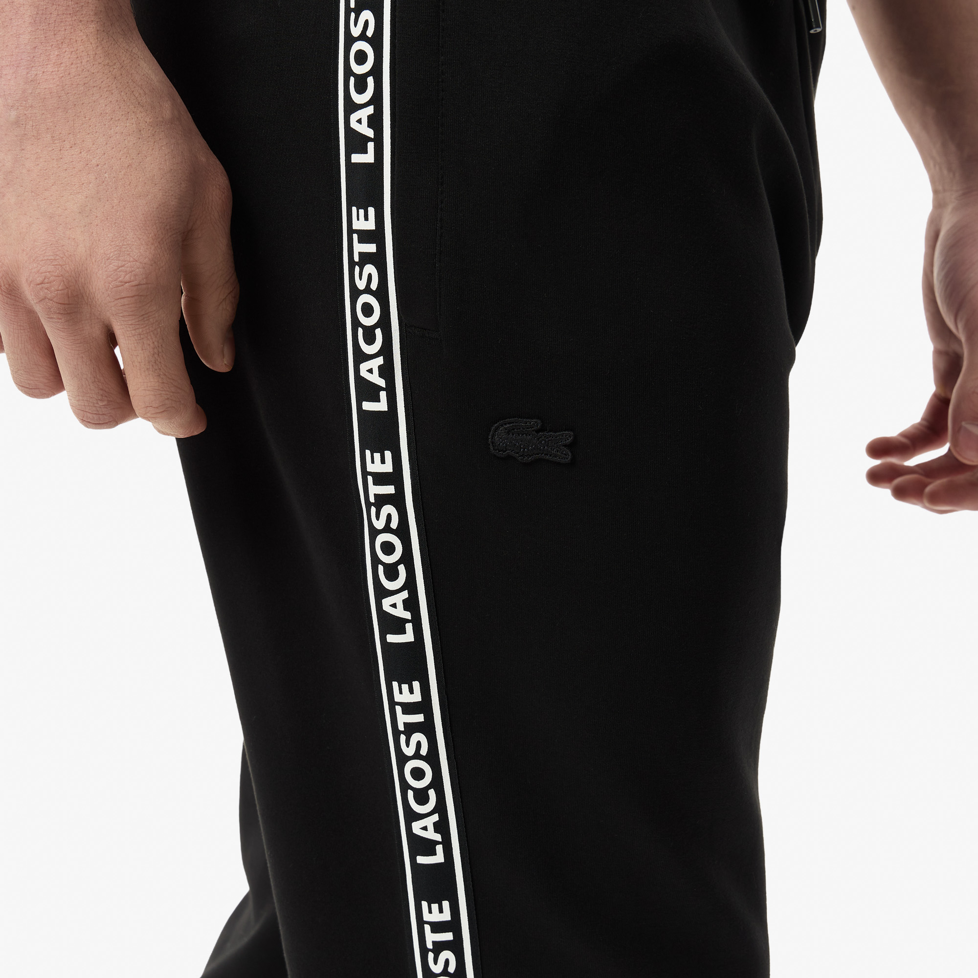 Мужские спортивные брюки Lacoste XH2516 чёрный  Фото 4